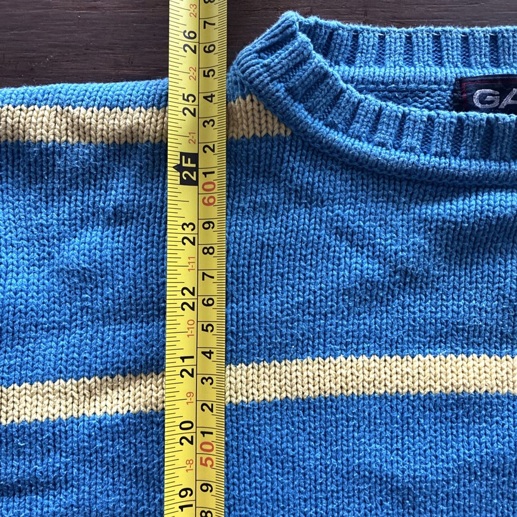 Gant GANT Nautical Sweater Men L 100% Cotton Multicolor Pullover Navy Multicolor Nautical Theme Mens Large Sweater Size US L / EU 52-54 / 3 - 7 Thumbnail