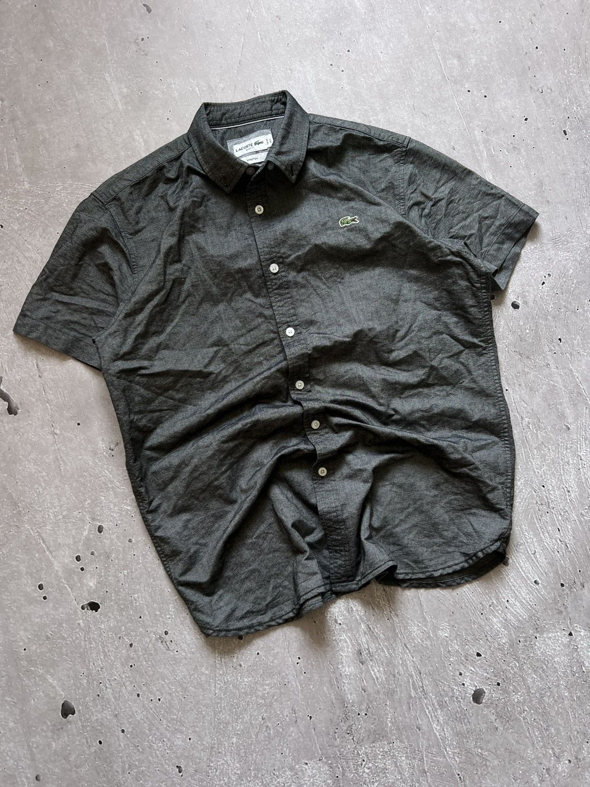 Lacoste Very Rare Short Sleeve Shirt From Lacoste Vintage Size L Y2K Size US L / EU 52-54 / 3 - 1 Thumbnail