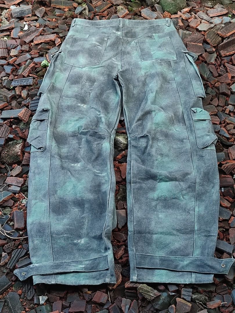 JNCO japanese multi pocket cargo Size US 35 - 3 Thumbnail