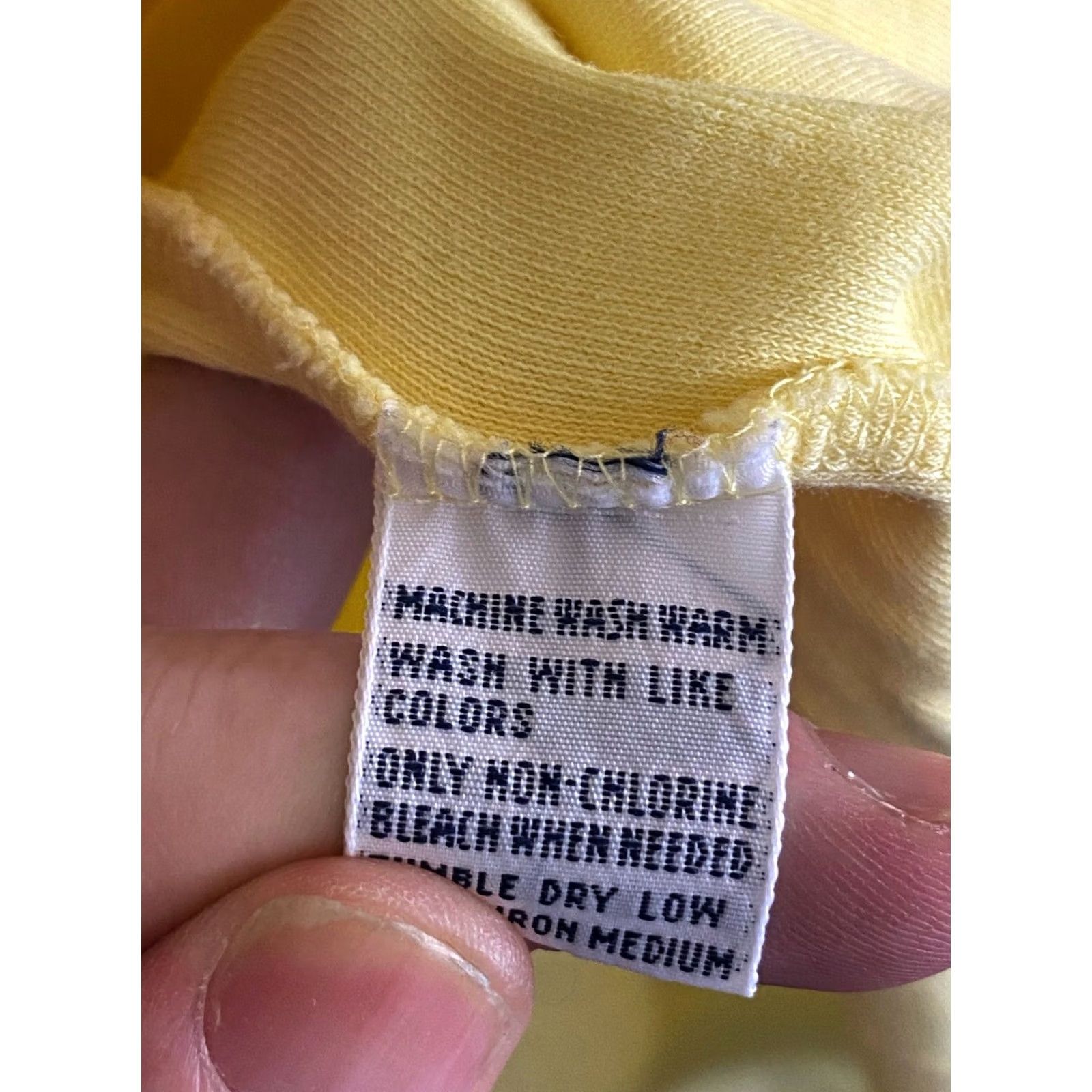 Ralph Lauren Polo Ralph Lauren Polo Shirt Large L Men Pastel Yellow Sharp Ctn POLO SHIRT L Mens Size US L / EU 52-54 / 3 - 8 Thumbnail