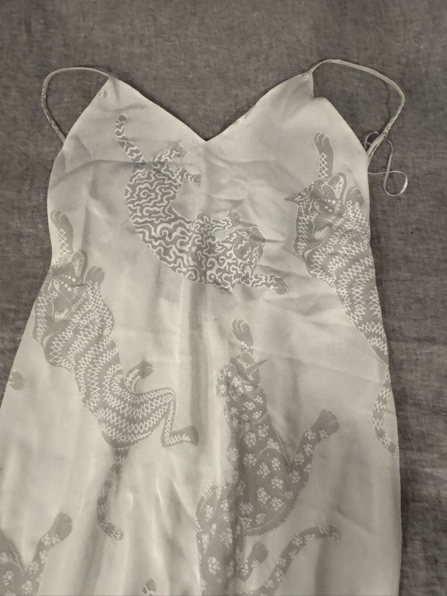Stella McCartney Leopard Pattern Sleeveless Midi Dress Size M / US 6-8 / IT 42-44 - 2 Thumbnail