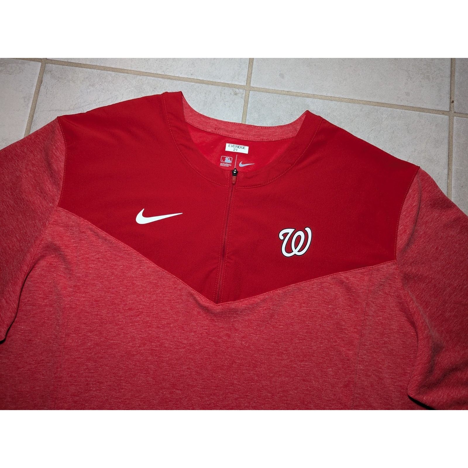 Nike Nike Men's XXL Washington Nationals Authentic Player Issued Size US XXL / EU 58 / 5 - 3 Thumbnail