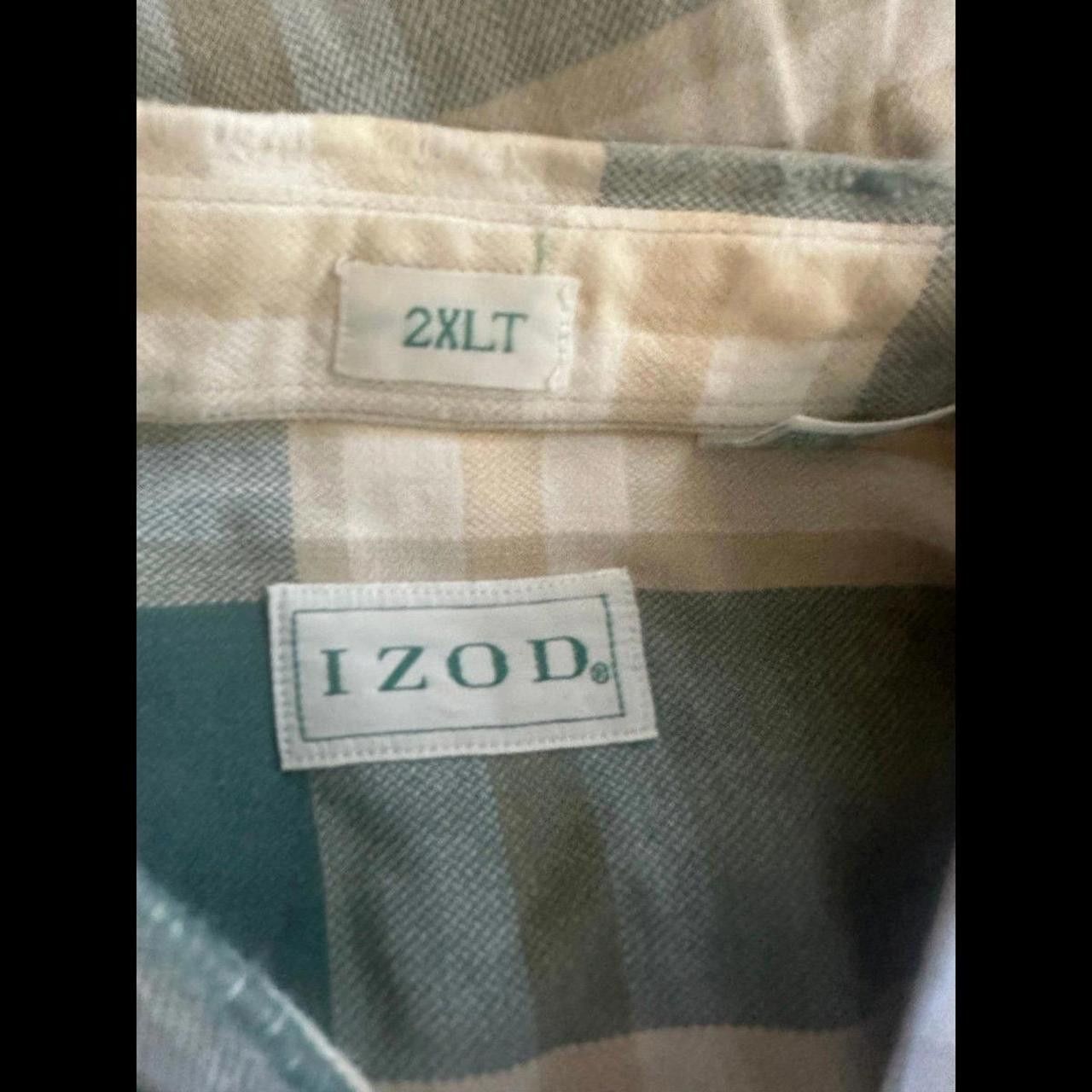 Izod Mens Used Short Sleeve Plaid Size US XXL / EU 58 / 5 - 4 Thumbnail