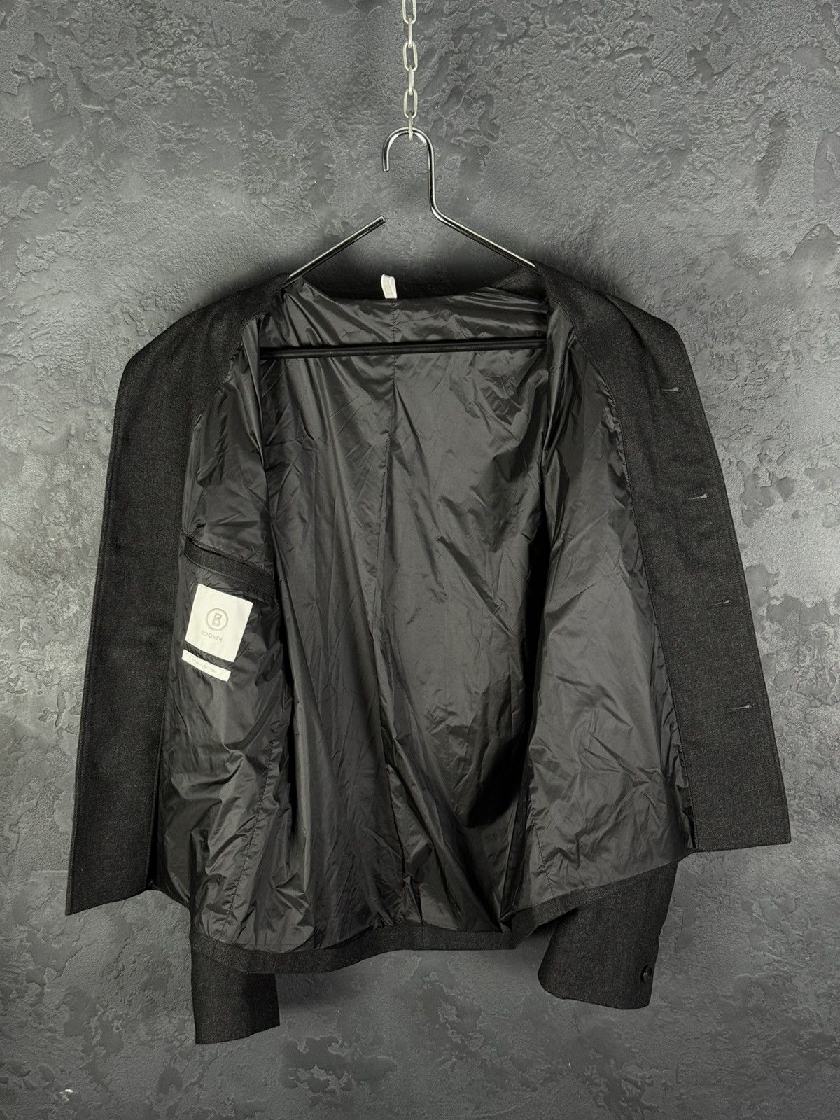 Bogner BOGNER Virgil Wool Cashmere Solid Black OverShirt Jacket Size US S / EU 44-46 / 1 - 13 Thumbnail