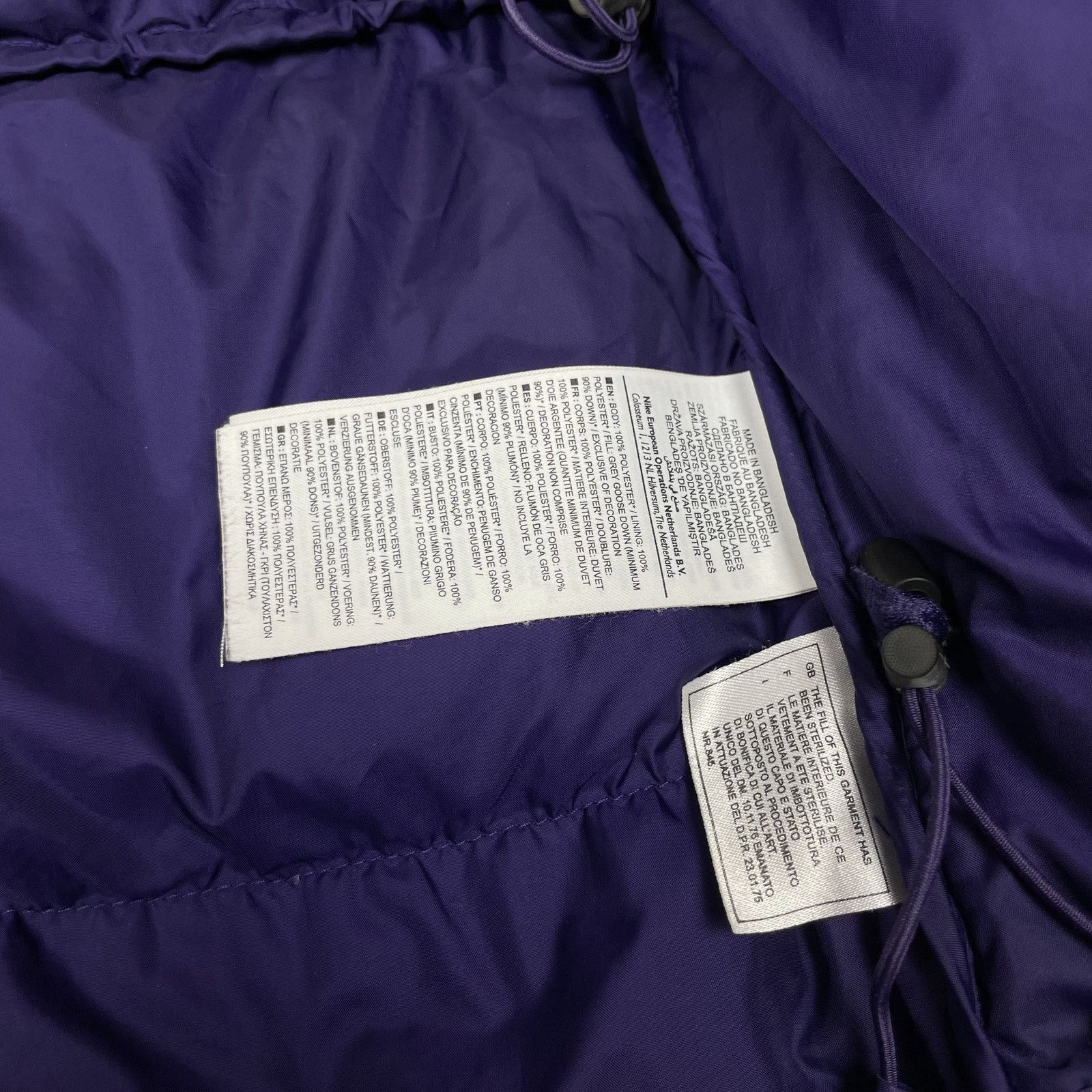 Nike × Nike ACG Nike ACG 800 Women Purple Polyester Full Zip Puffer Jacket S Size US S / EU 44-46 / 1 - 14 Thumbnail