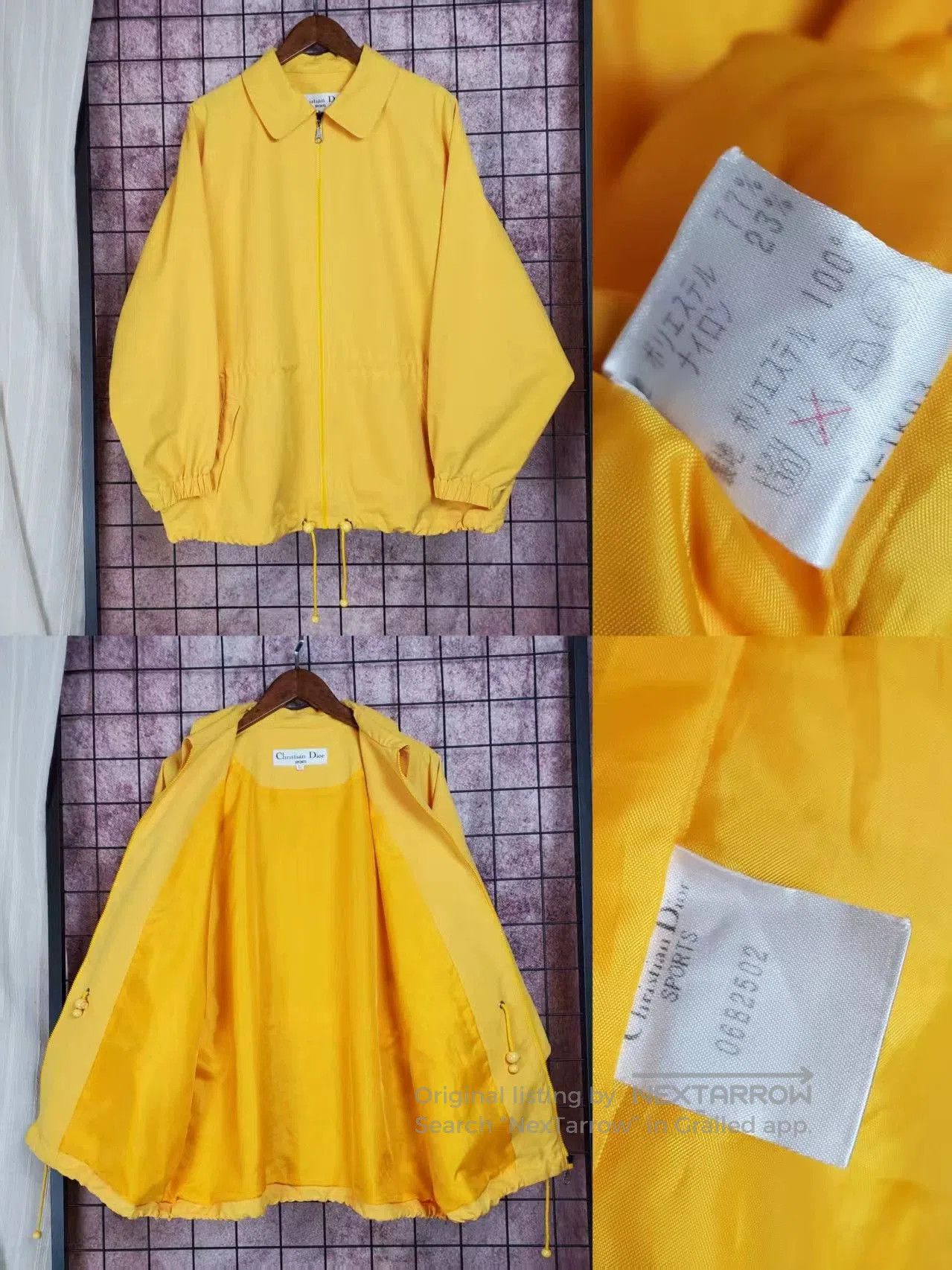 Dior dior logo hooded windbreaker jacket. Size US XL / EU 56 / 4 - 2 Thumbnail