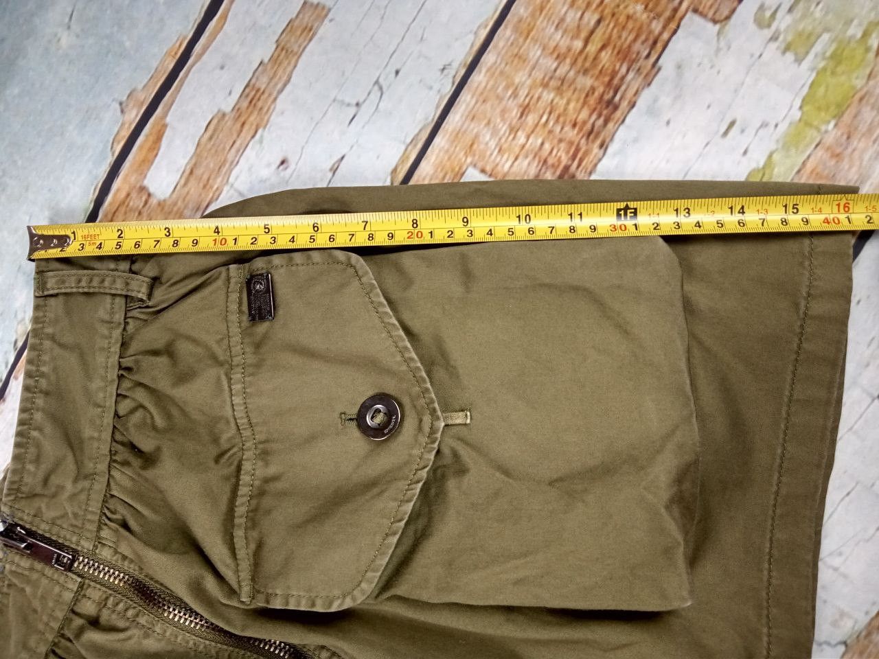 Diesel Diesel O-Boden Gonna Olive Mini Skirt Size 27" / US 4 / IT 40 - 18 Thumbnail