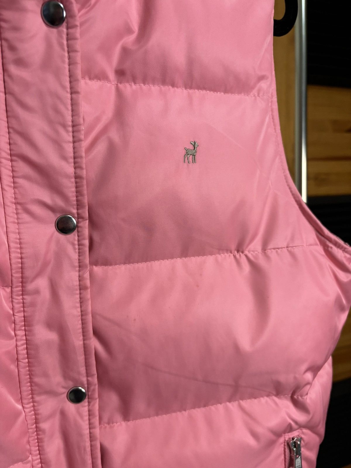 Vintage Vintage Y2K Pink Boxy Puffer Vest Size US M / EU 48-50 / 2 - 2 Thumbnail