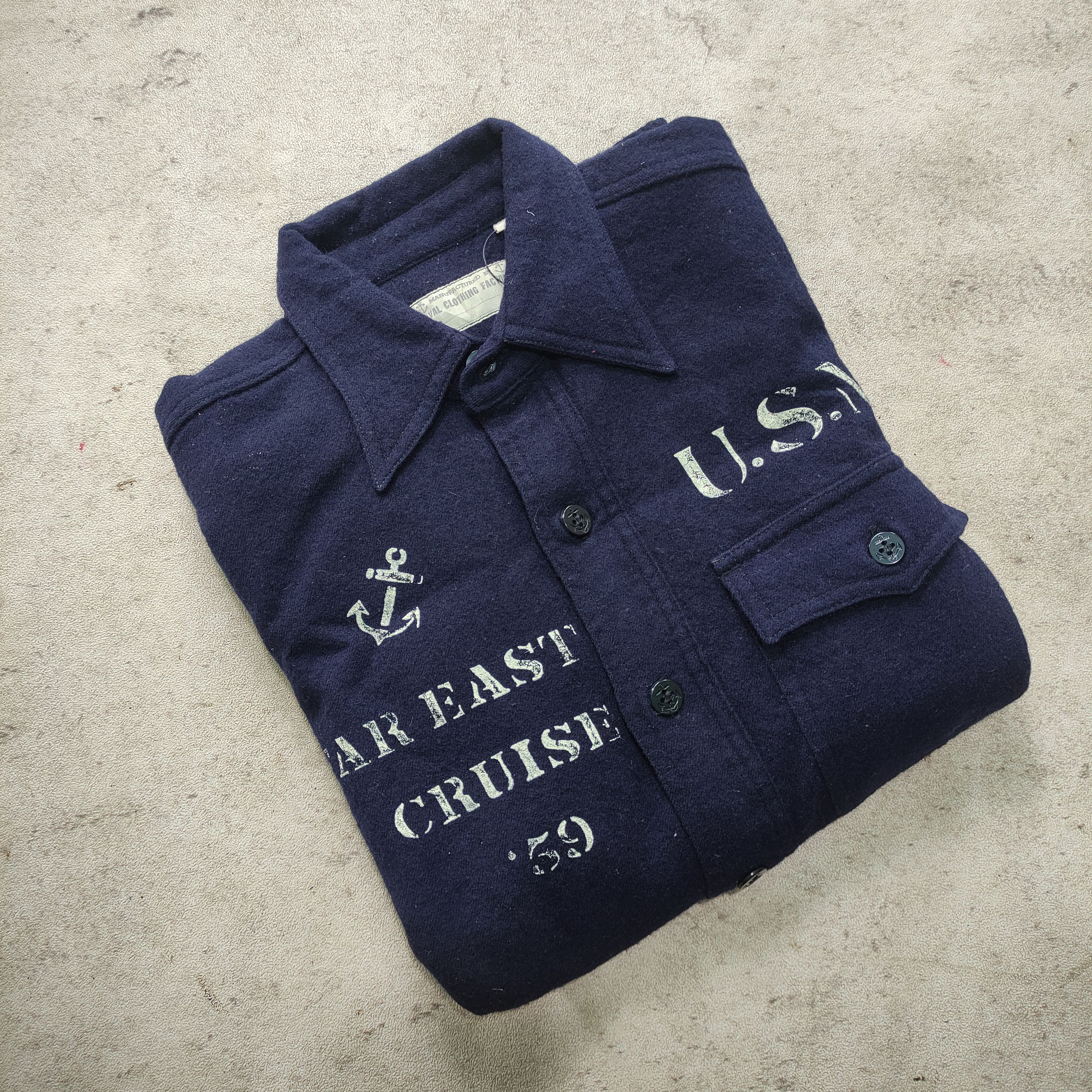 Buzz Rickson's Buzz Rickson's Wool Shirt USN Military Size US S / EU 44-46 / 1 - 8 Thumbnail