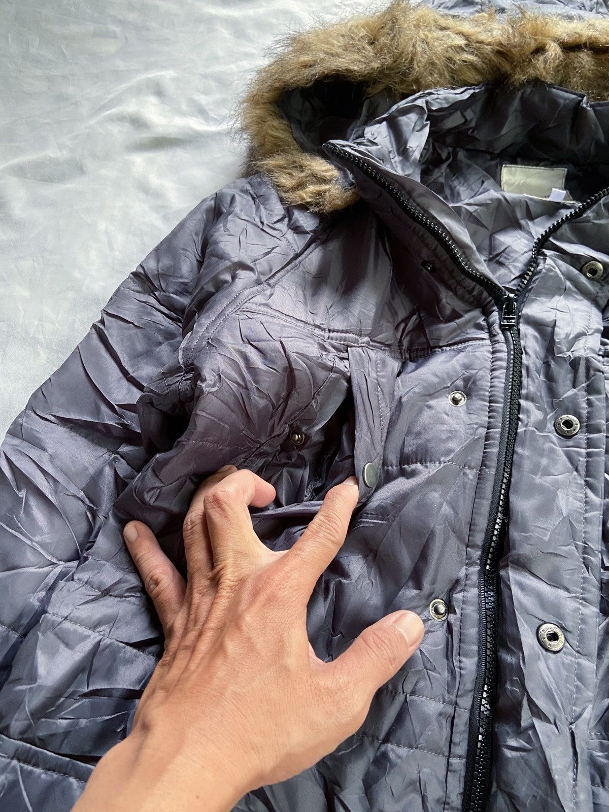 If Six Was Nine JAPANESE B.C FACTORY COAT FUR JACKET Size US L / EU 52-54 / 3 - 7 Thumbnail