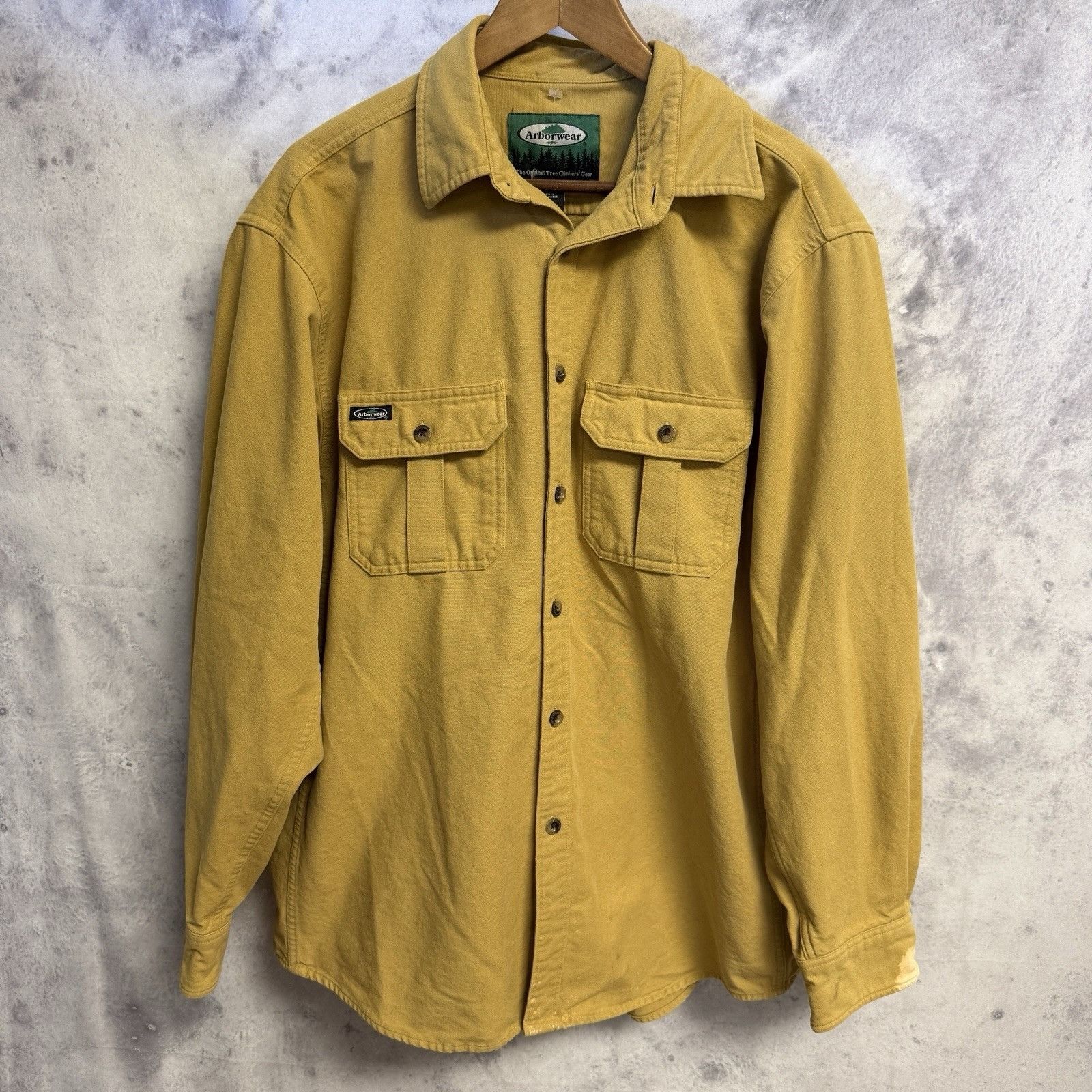 Vintage Arborwear Button Up Shirt Mens XL Long Sleeve Tree Climbers Size US XL / EU 56 / 4 - 1 Thumbnail