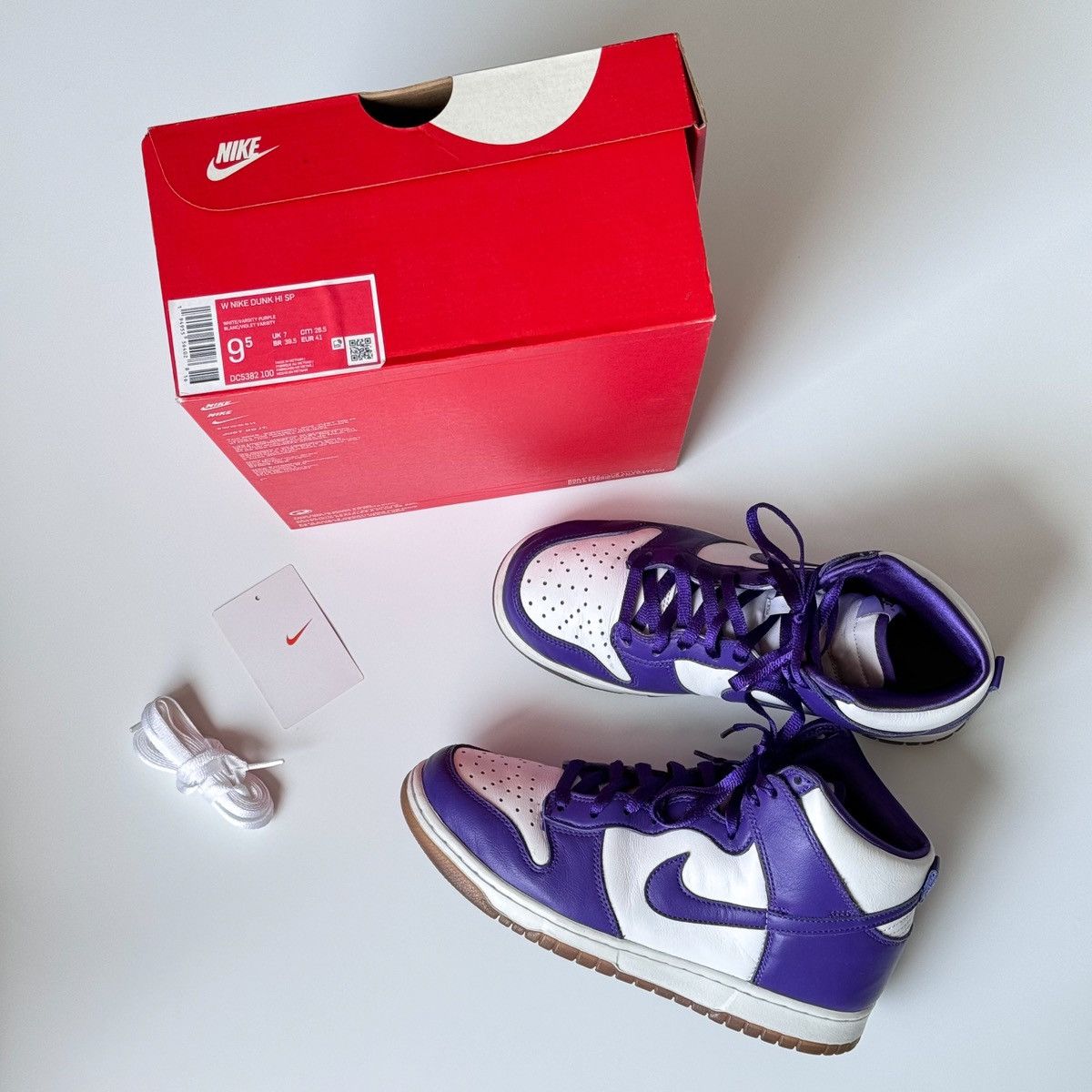 Nike Nike Dunk High Varsity Purple Size US 9.5 / IT 39.5 - 15 Thumbnail