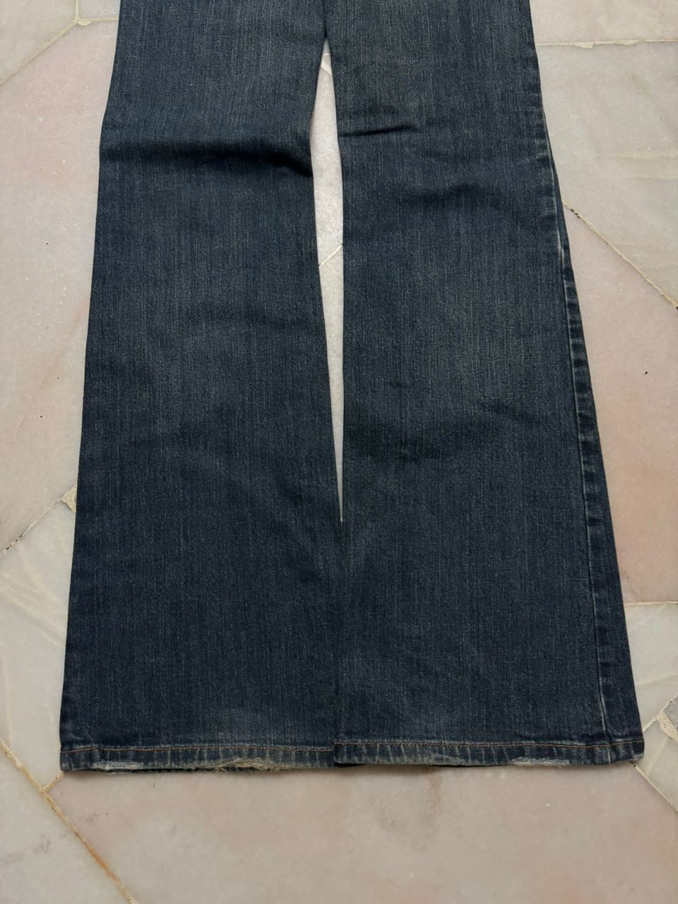 Japanese Brand VINTAGE 2000s JAMES MUD WASHED BELL BOTTOM Size US 27 - 14 Thumbnail