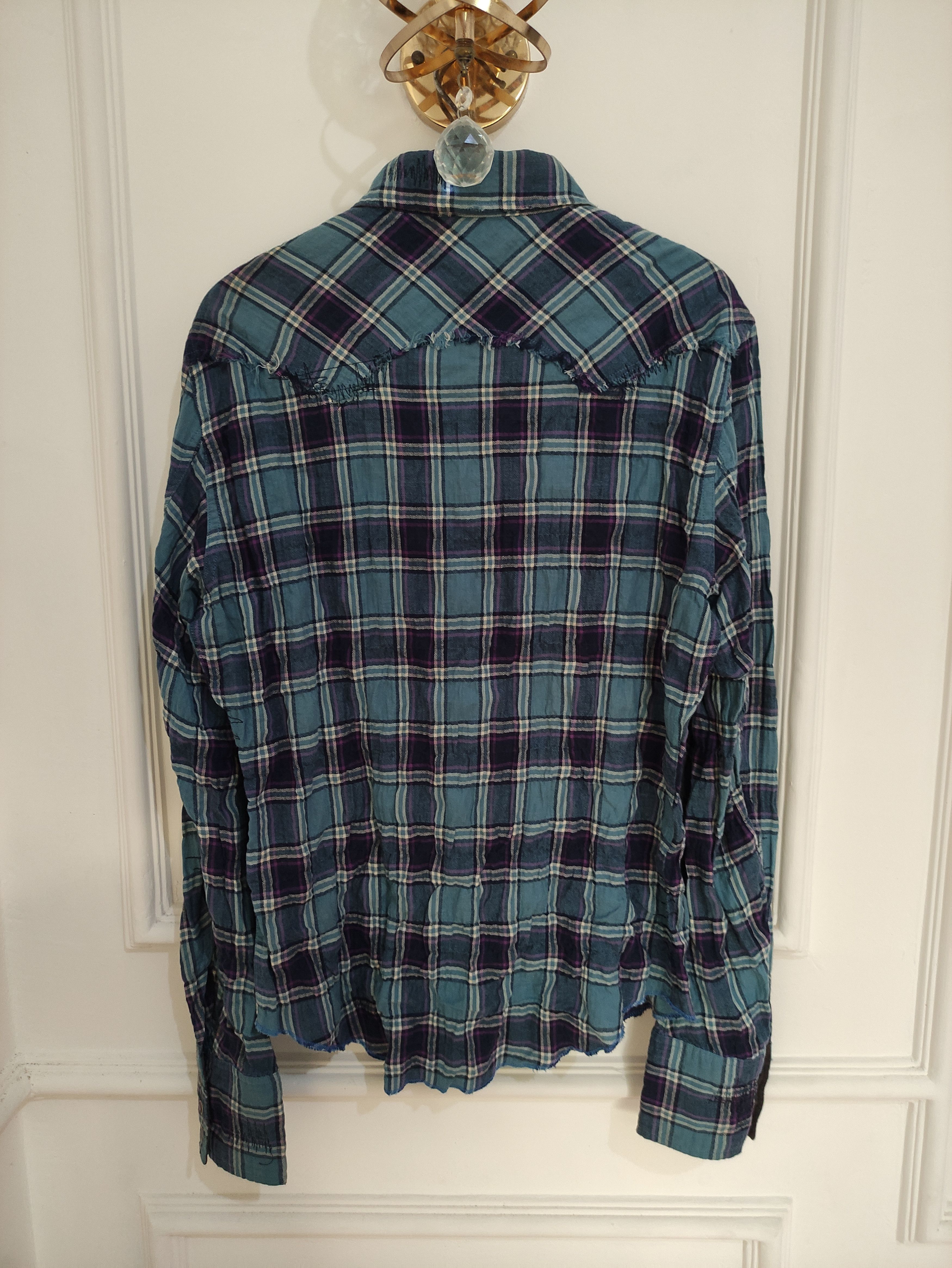 Le Grande Bleu (L.G.B.) × Vintage × Yasuyuki Ishii Japanese shirt Gothic Rock style low Hurtz Number(n) Bootleg Size US L / EU 52-54 / 3 - 5 Thumbnail