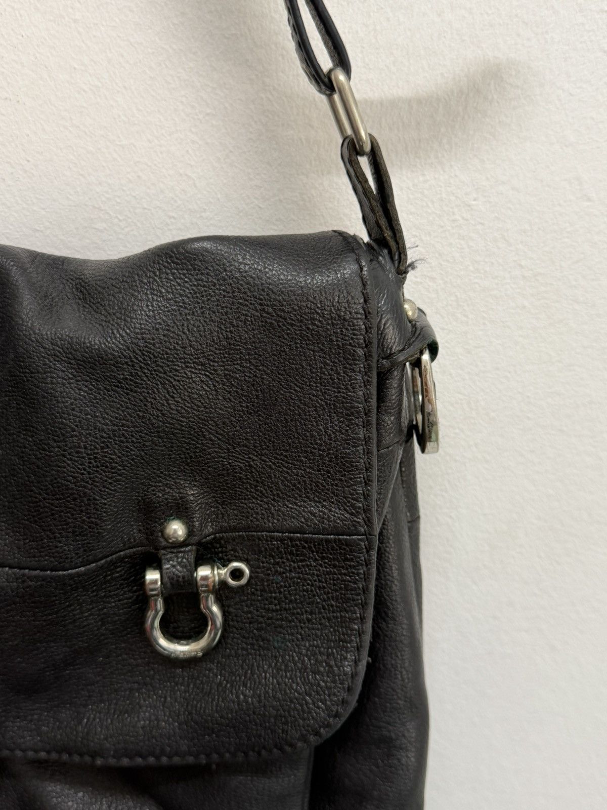 Leather Archive Slouchy Endlich Leather Buckle Bag - Black Crossbody Size ONE SIZE - 6 Thumbnail