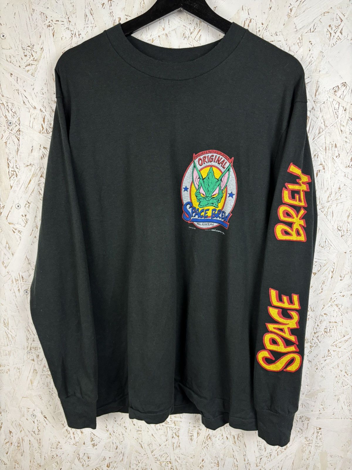 Band Tees 90s Tankard 1990 MCS Space Brew Beer Metal Long Sleeve L Size US L / EU 52-54 / 3 - 1 Thumbnail