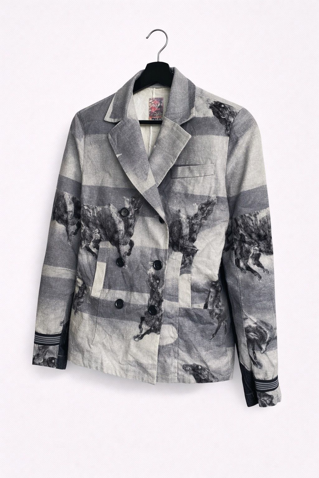 Japanese Brand Coromo by Deco Sugai Hemp Blend Printed – Japanese Artwear Size S / US 4 / IT 40 - 5 Thumbnail