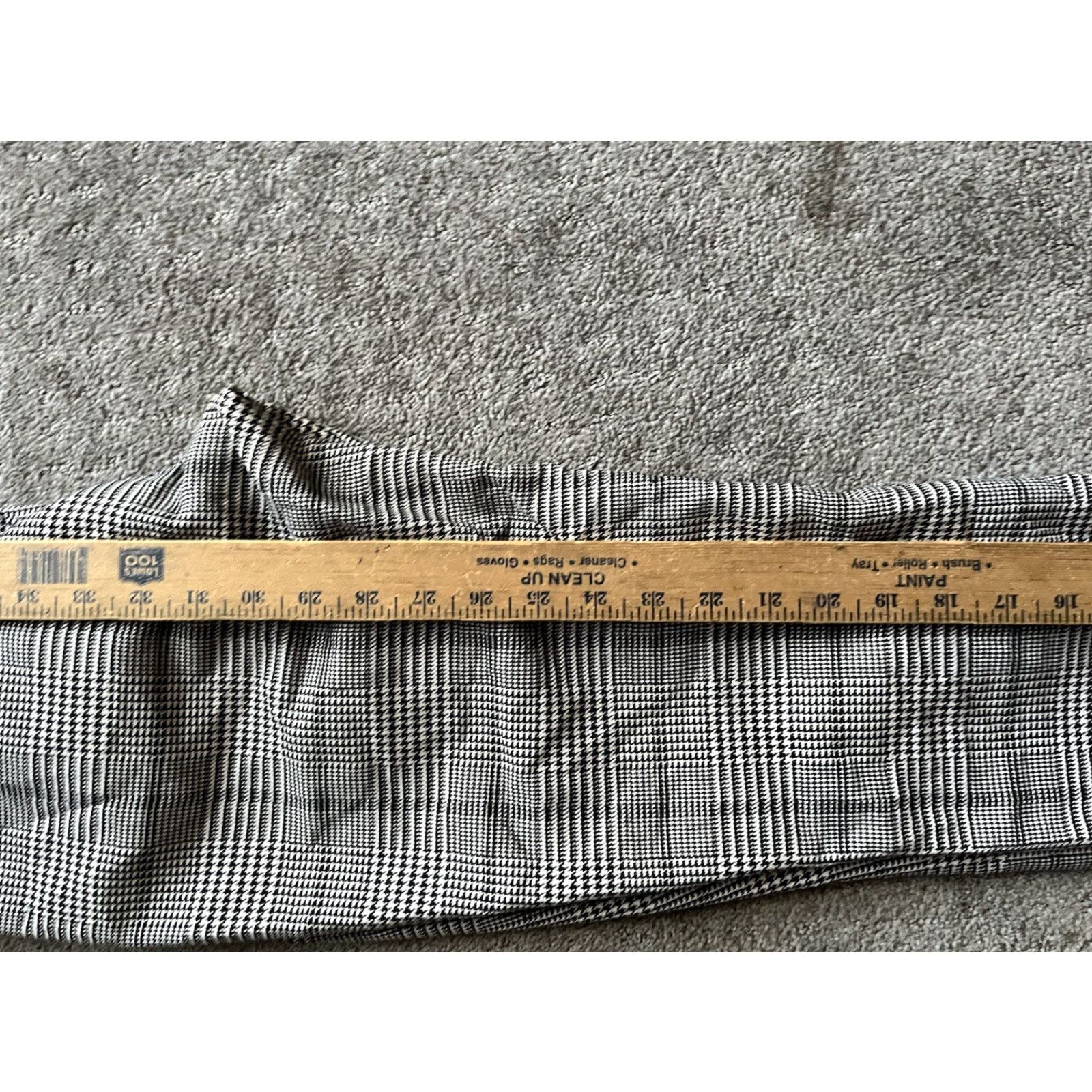 Express Express Columnist Pants Womens 00R Black White Ankle Flat Front Distressed Flaw Size 24" / US 00 / IT 34 - 6 Thumbnail