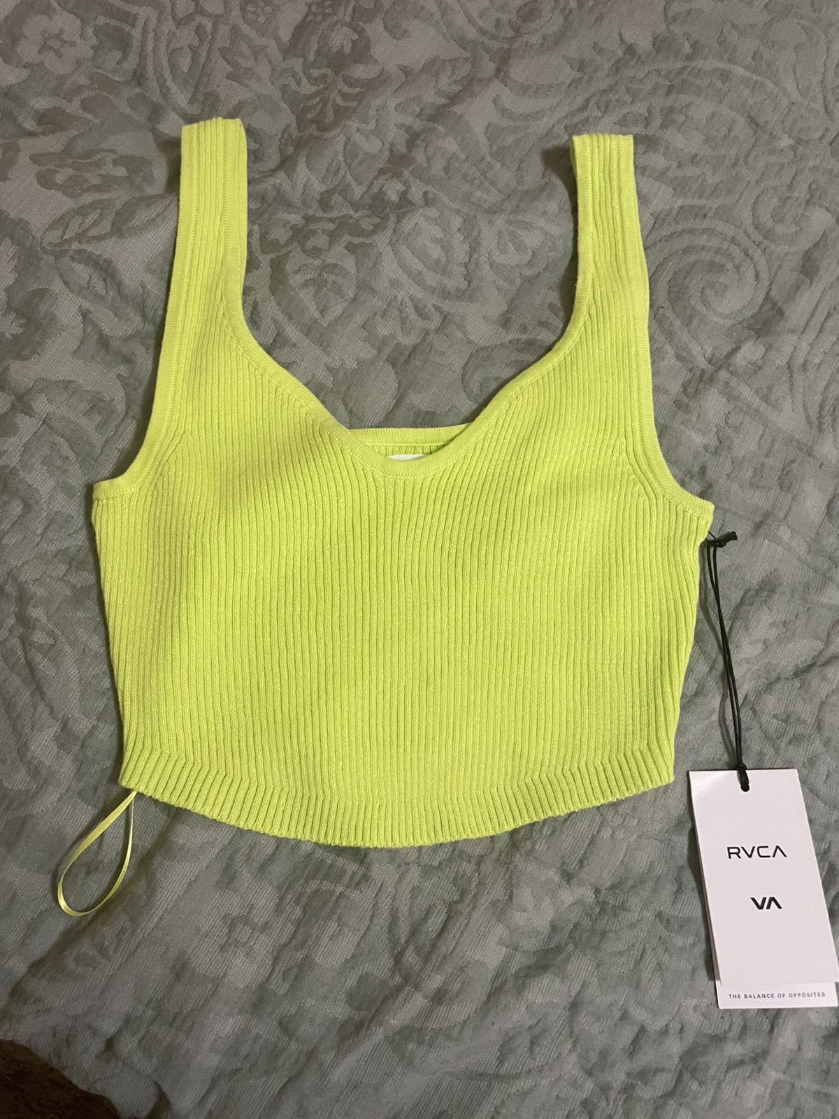 RVCA RVCA neon green Tanktop Size S / US 4 / IT 40 - 1 Thumbnail