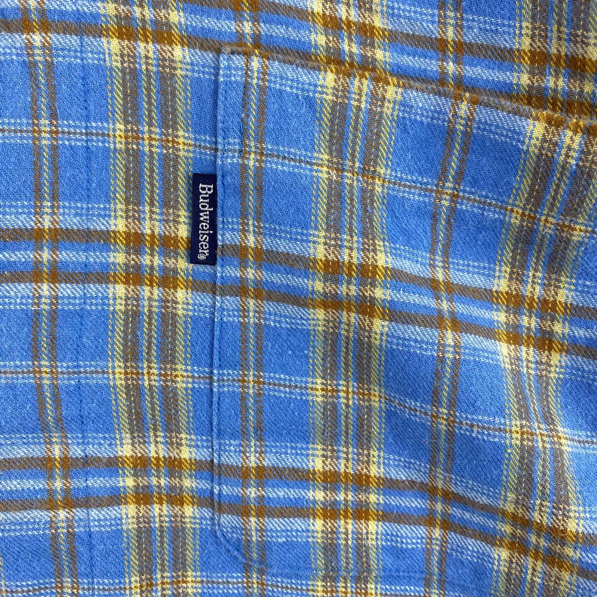 Budweiser × Vintage Vintage BUDWEISER Check Tartan Pattern Button Up CasualShirt Size US M / EU 48-50 / 2 - 4 Thumbnail