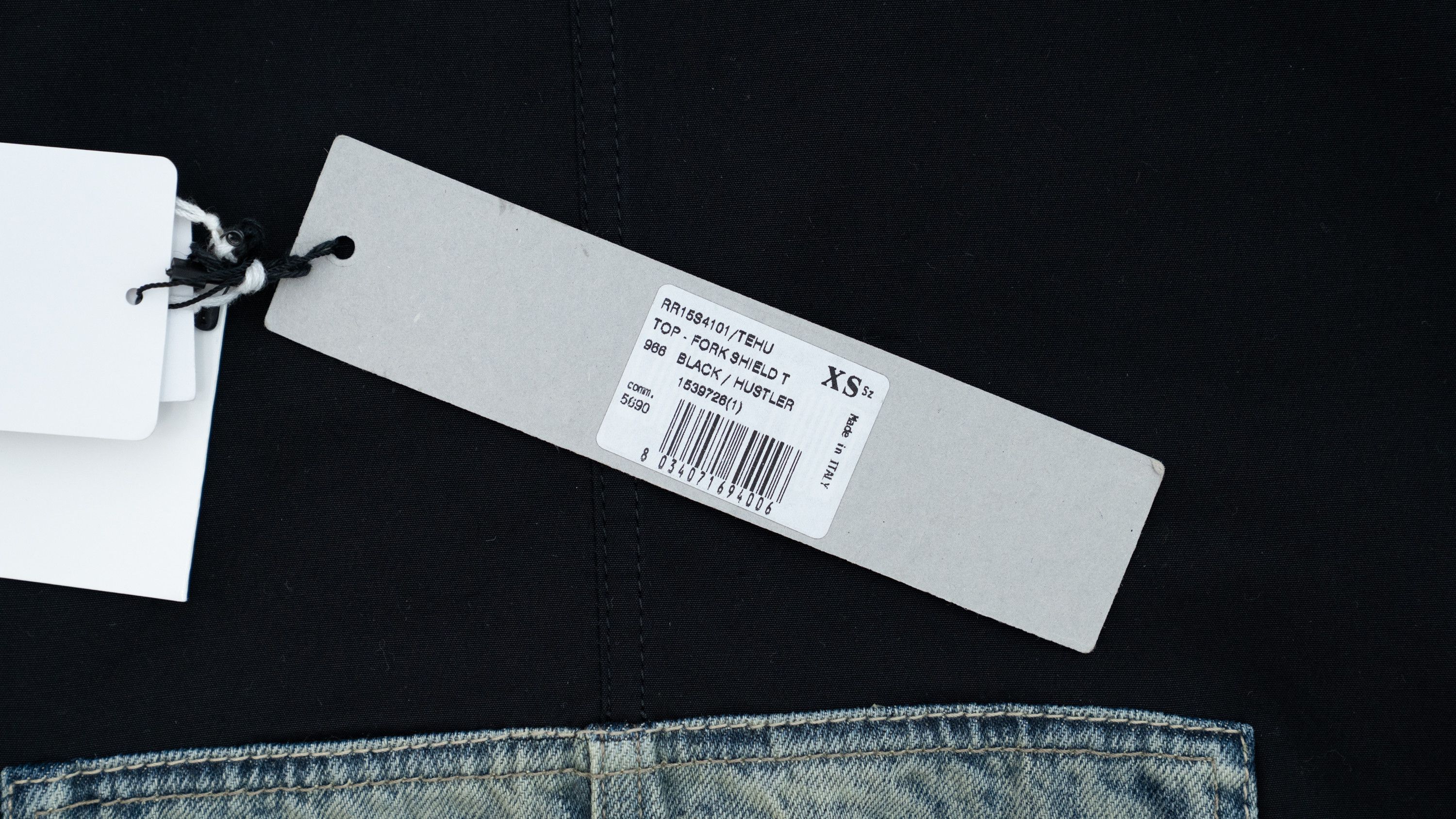 Rick Owens [NWT] FAUN S/S 15 FORK SHIELD T BLACK / HUSLER size:XS Size US S / EU 44-46 / 1 - 18 Thumbnail