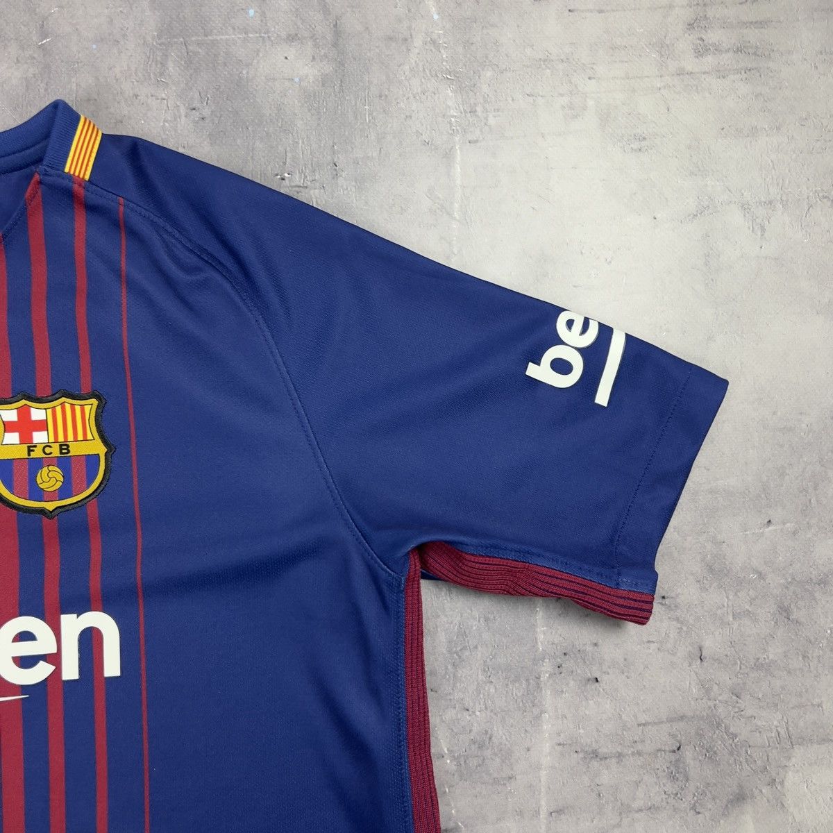 Nike Rare! F.C Barcelona Nike Soccer Jersey Away Home Shirt Size US S / EU 44-46 / 1 - 5 Thumbnail