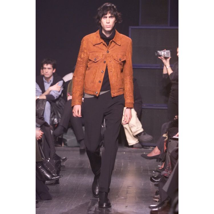 Ann Demeulemeester Ann Demeulemeester AW00 "Burnt Suede" Leather Trucker Jacket Size M / US 6-8 / IT 42-44 - 7 Thumbnail