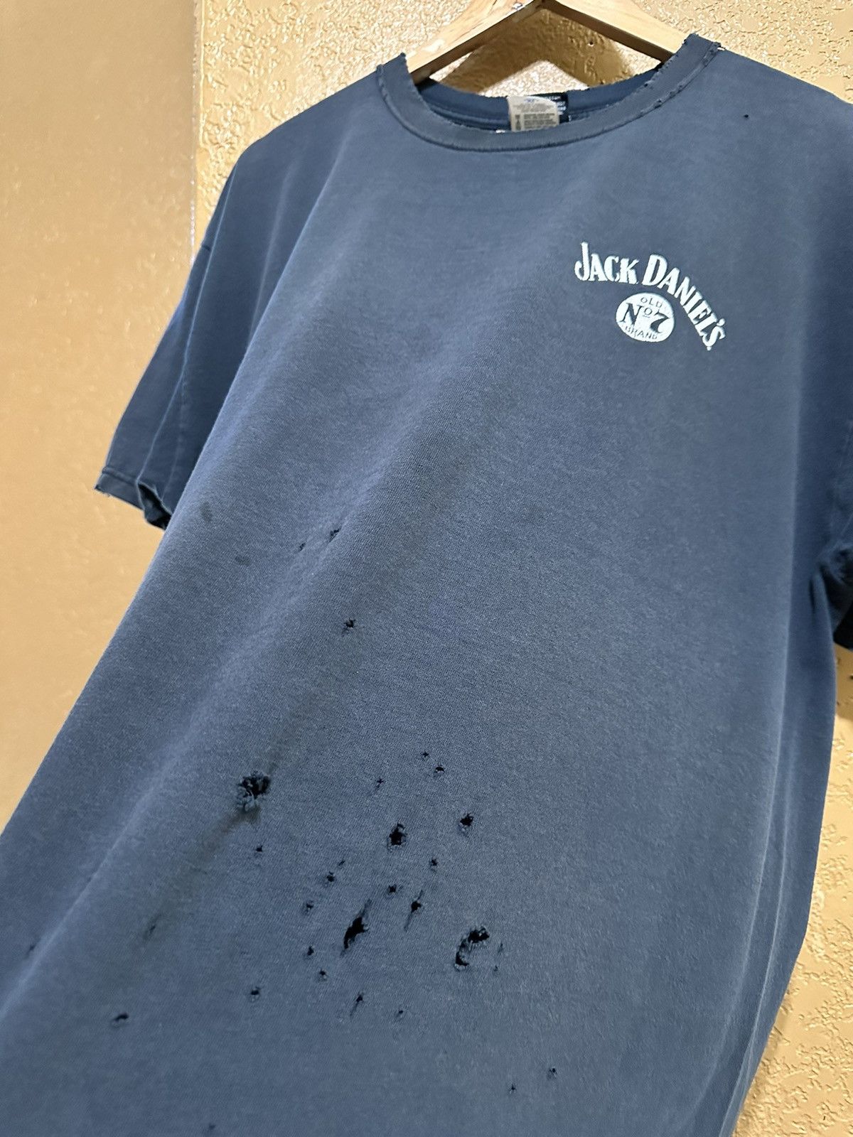 4GSELLER 📌 THRASHED Vintage Jack Daniels Tee XL Faded Size US XL / EU 56 / 4 - 7 Thumbnail