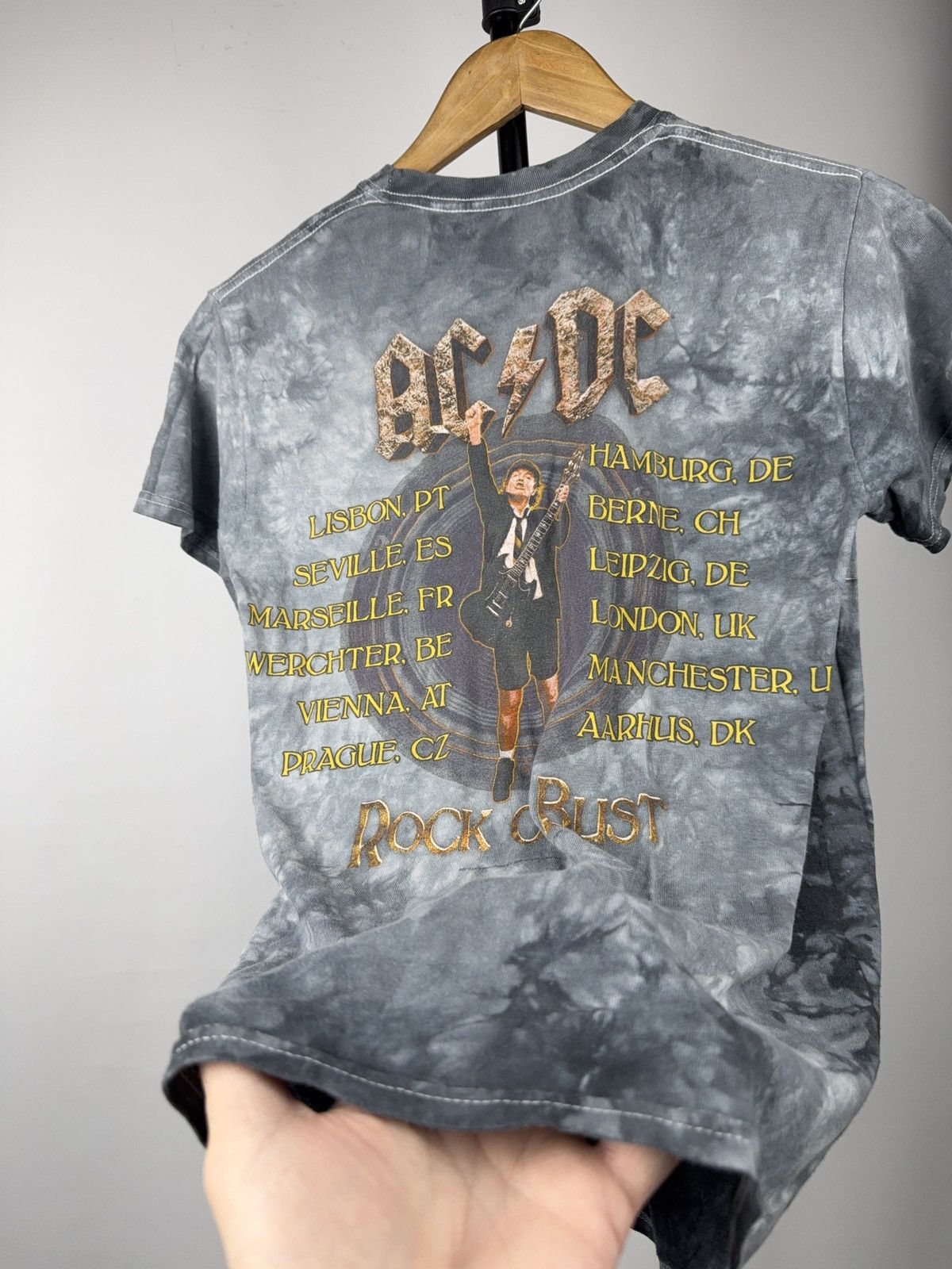 AC/DC 2016 AC/DC Rock Or Bust Double-Sided T-Shirt Size US XS / EU 42 / 0 - 10 Thumbnail