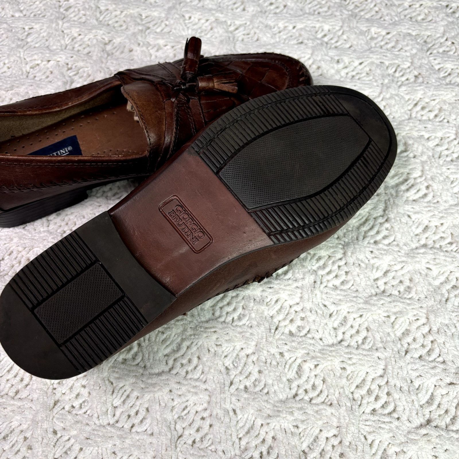 Giorgio Brutini Giorgio Brutini Leather Kiltie Tassel Loafers Shoes Men’s Si Size US 8 / EU 41 - 9 Thumbnail