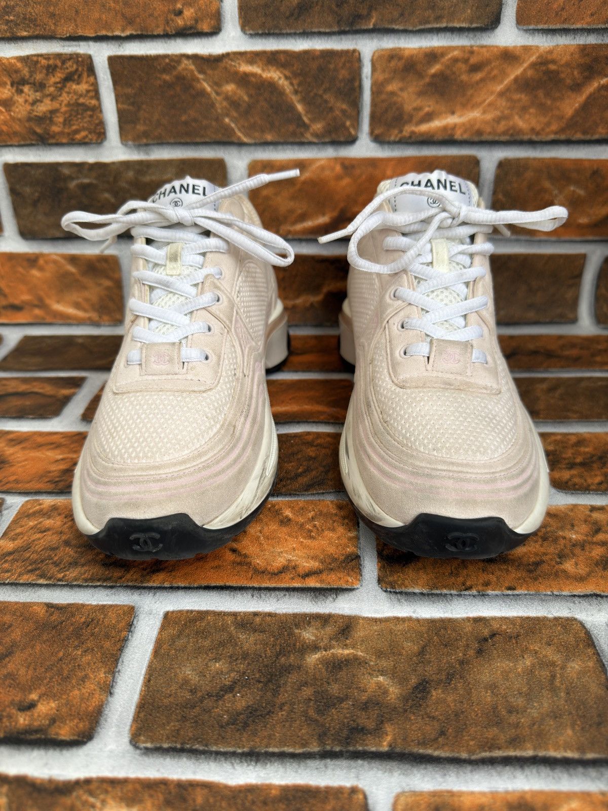 Chanel 🔥CC Logo trainers Size US 7.5 / IT 37.5 - 6 Thumbnail