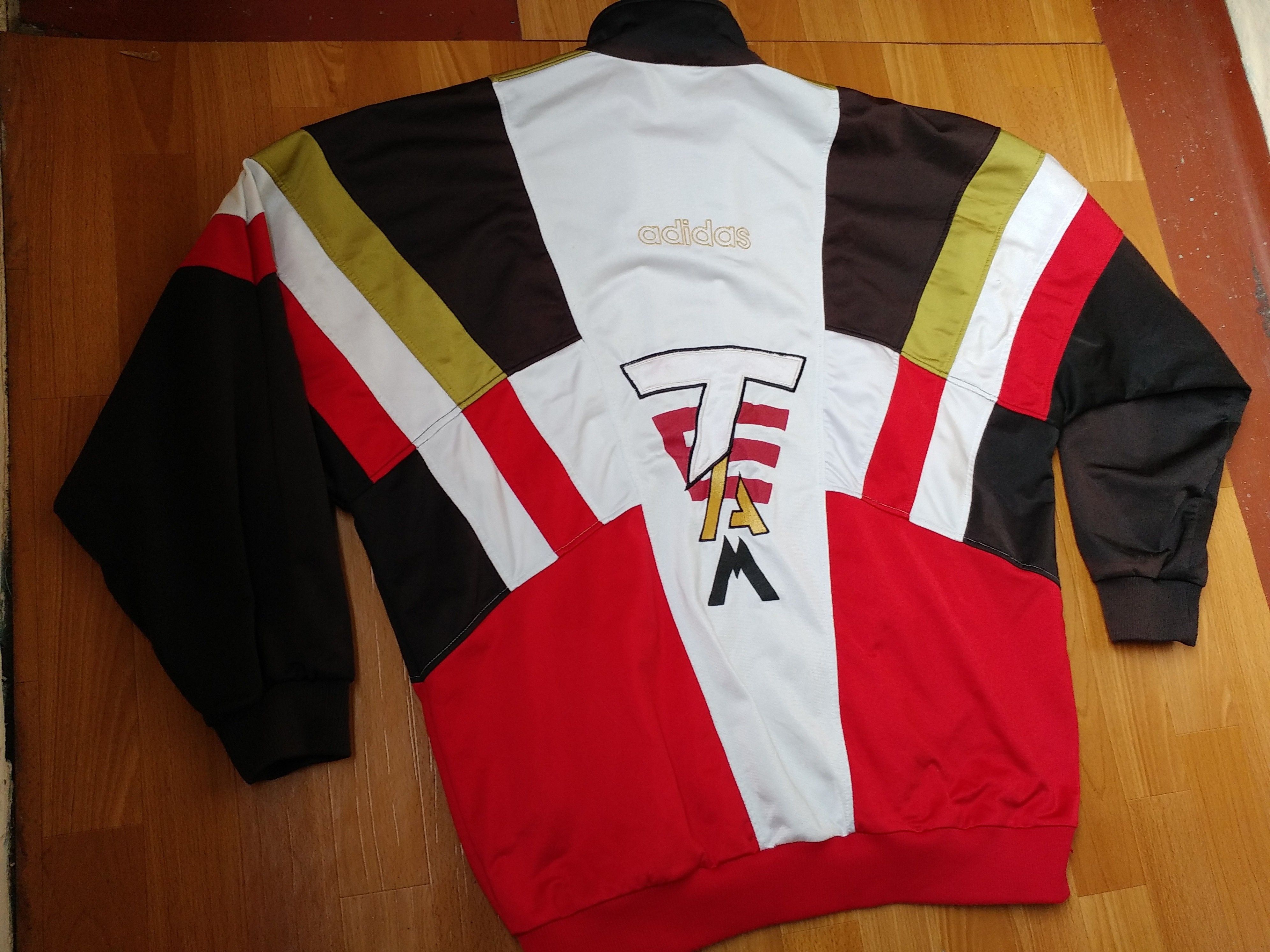 Adidas × Vintage ADIDAS jacket, vintage Adidas Team 90s hip hop 1990s size L Size US L / EU 52-54 / 3 - 5 Thumbnail