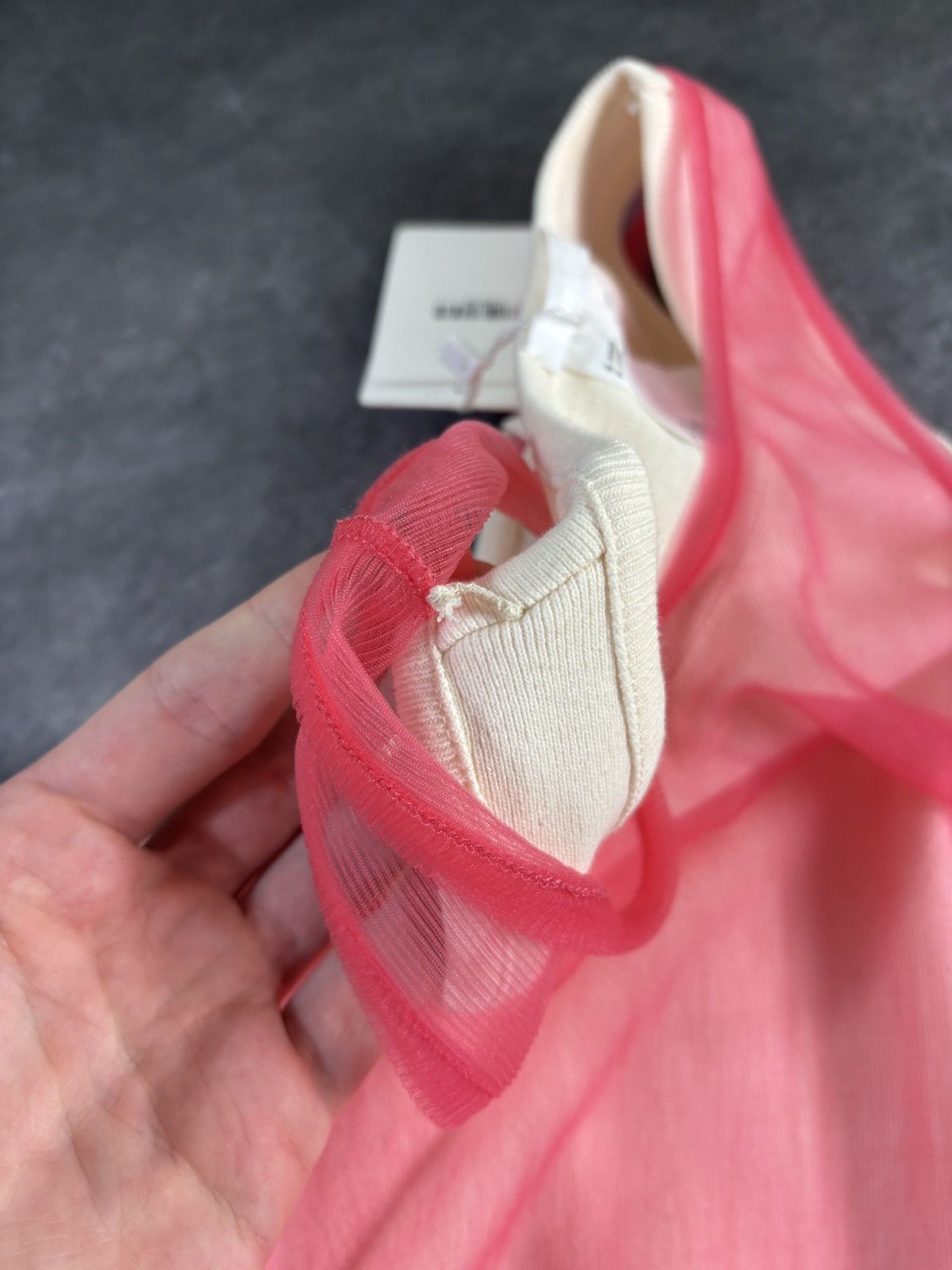 Helmut Lang Helmet Lang Tank Top Dress Long Sheer Double Layer Ribbed Size M / US 6-8 / IT 42-44 - 9 Thumbnail