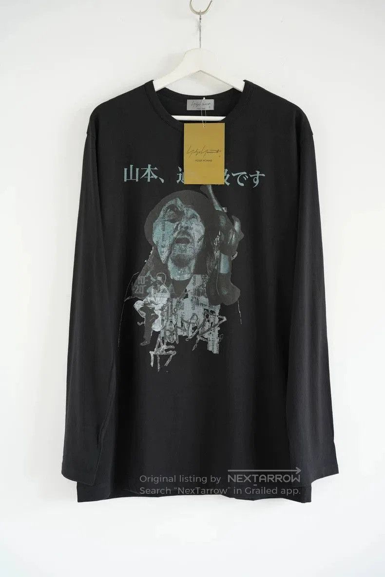 Yohji Yamamoto Yohji Yamamoto 24SS Portrait Longsleeve Tee. Size US S / EU 44-46 / 1 - 1 Thumbnail