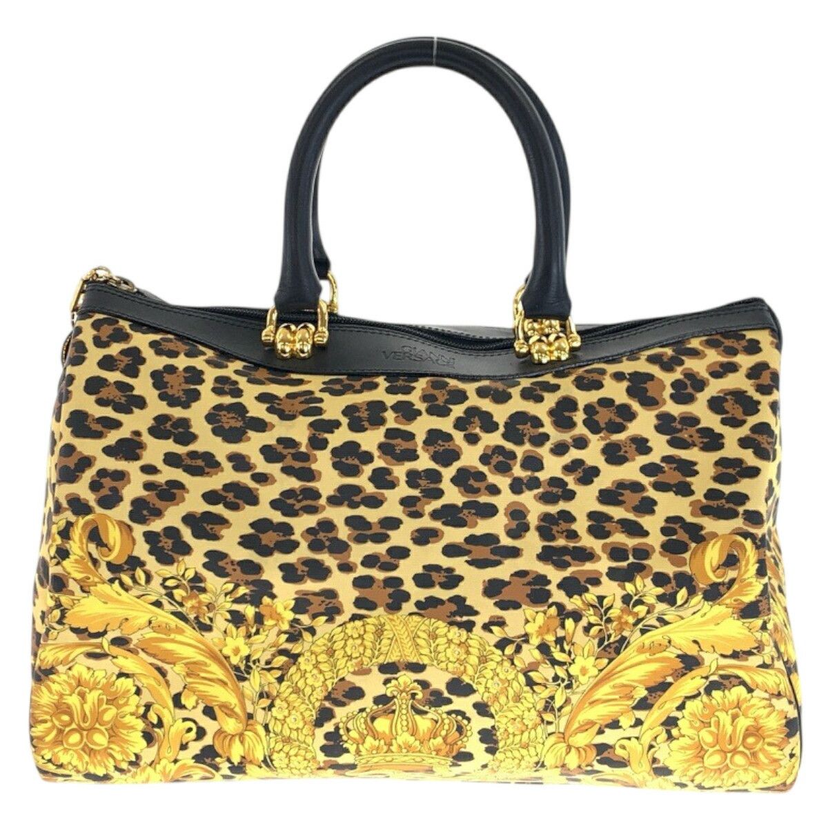 Versace Versace Versace PVC Leather Boston Bag Plastic / Synthetic Handbag DUTY FREE for USA Size ONE SIZE - 1 Thumbnail