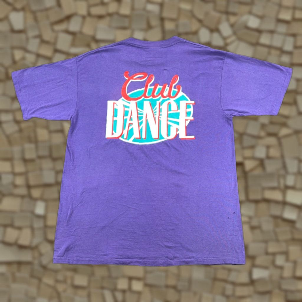 Vintage VINTAGE Club Dance Shirt Adult XL Purple Tennessee USA 90s Shirt Men XL Purple Club Dance 90s USA Tennessee Size US XL / EU 56 / 4 - 1 Thumbnail