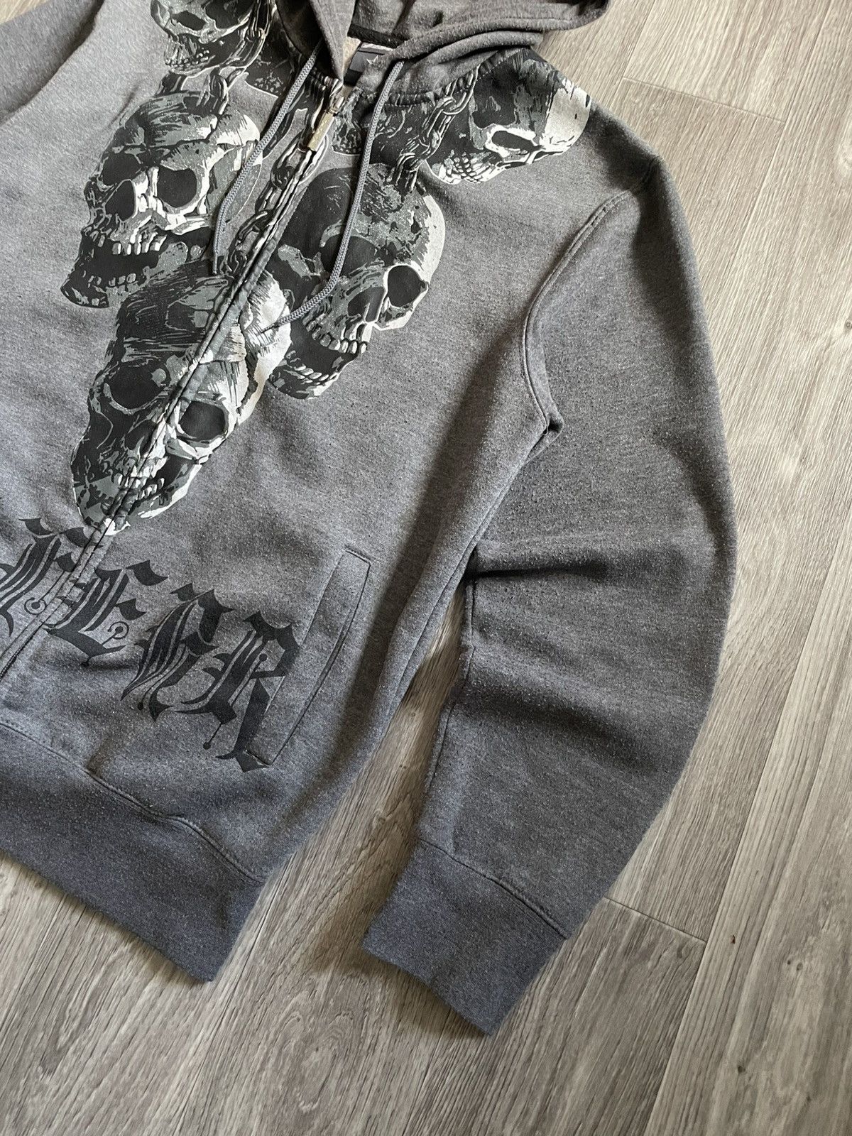 No Fear Vintage No Fear Skulls Graphic Print Zip Up Hoodie Y2K Rap Size US M / EU 48-50 / 2 - 6 Thumbnail