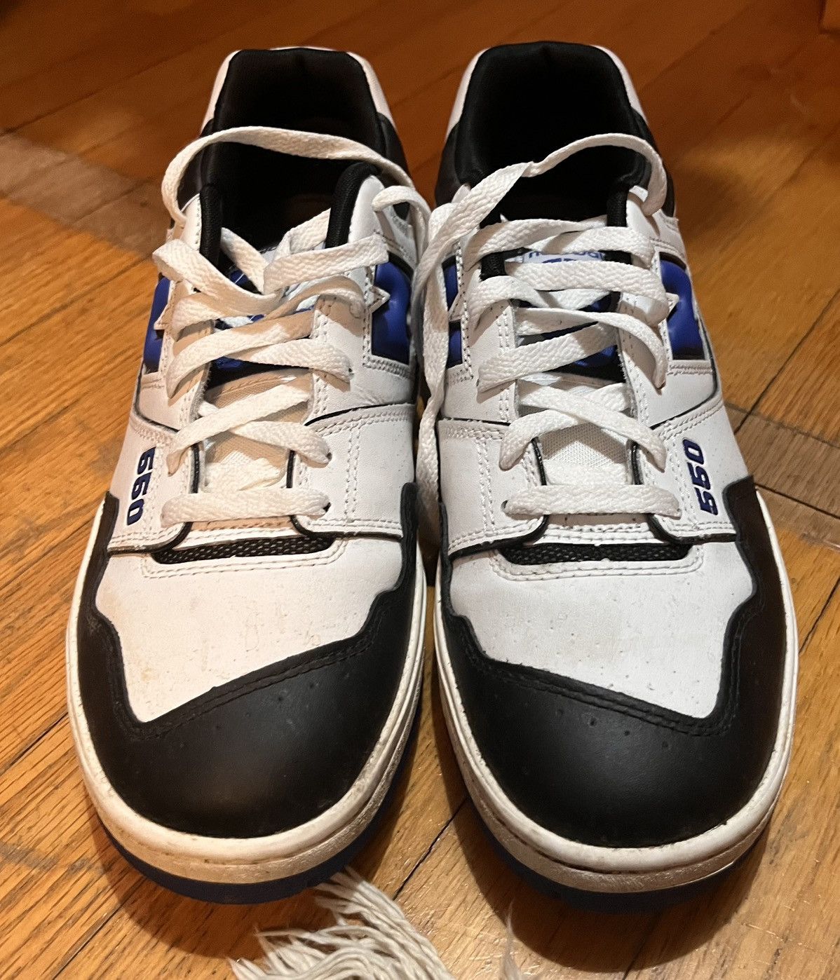 New Balance New Balance 550 White Royal Black Size US 10 / EU 43 - 4 Thumbnail
