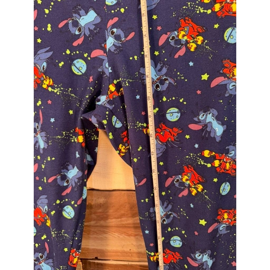 Disney DISNEY LILO & STITCH ROCKETS Leggings LARGE Gently Used Size 30" / US 8 / IT 44 - 6 Thumbnail