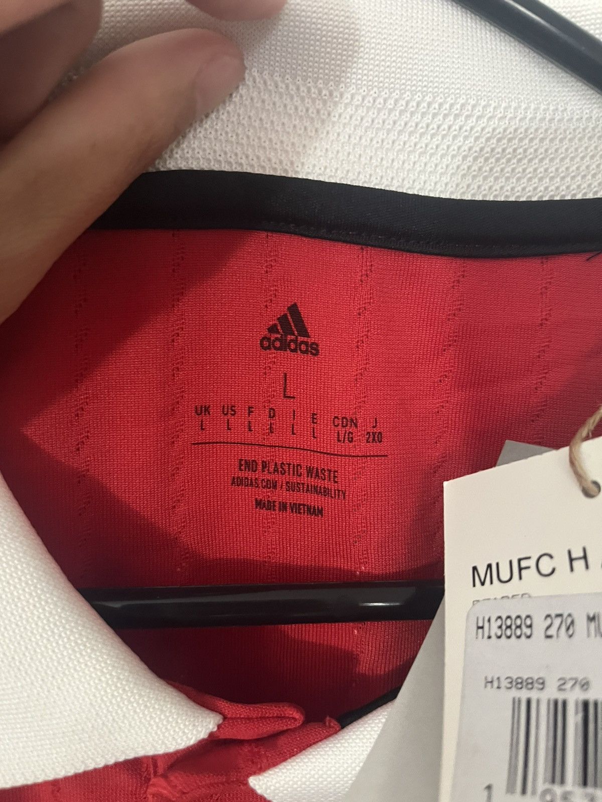 Adidas 2022/23 Adidas Manchester United Authentic Jersey Ronaldo Size US L / EU 52-54 / 3 - 4 Thumbnail