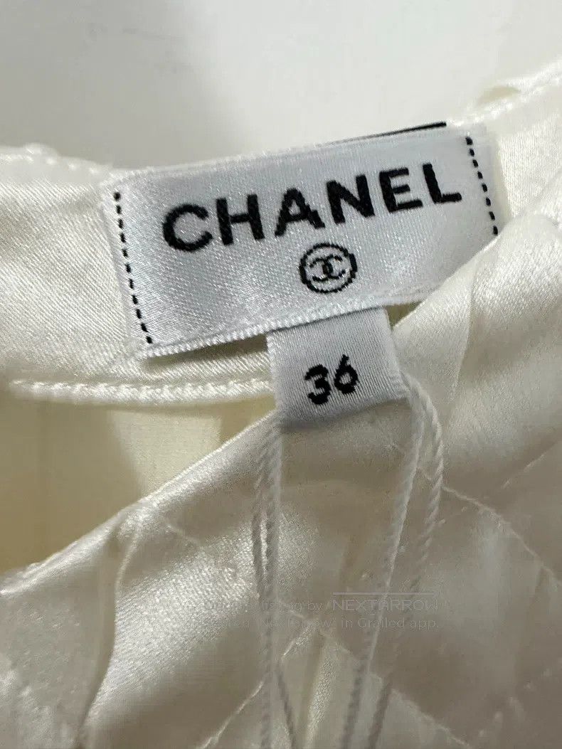 Chanel Chanel High-end handicraft workshop white diamond sling Size XS / US 0-2 / IT 36-38 - 4 Thumbnail