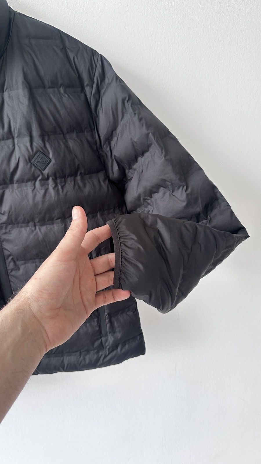 Hackett Hackett Lightweight Jacket Size M Shell/Oyster Recycled Tech Size US M / EU 48-50 / 2 - 9 Thumbnail