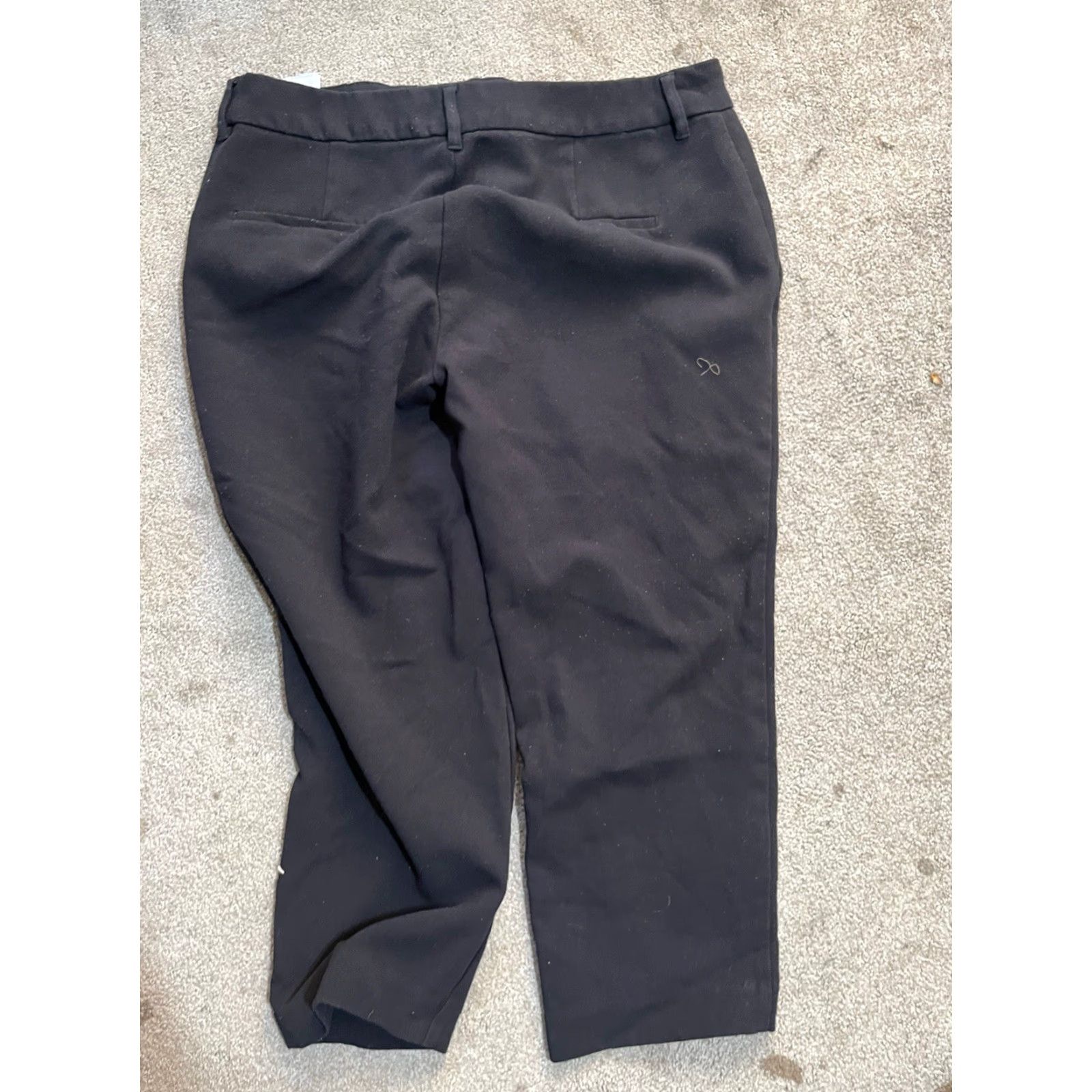 Old Navy Old Navy Harper Dress Pants Womens 10 Black Mid Rise Straight Stretch Career Pants Women Black 10 Formal Office Dresspants Size 32" / US 10 / IT 46 - 3 Thumbnail