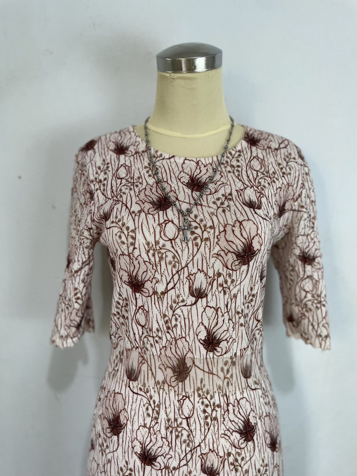 Bottega Veneta Bottega Veneta Cotton Floral Dress Size XS / US 0-2 / IT 36-38 - 3 Thumbnail