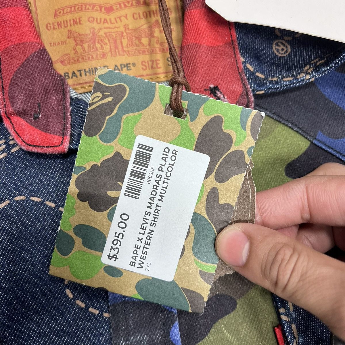 Bape × Levi's Levi x BAPE trucker button up Size US S / EU 44-46 / 1 - 7 Thumbnail