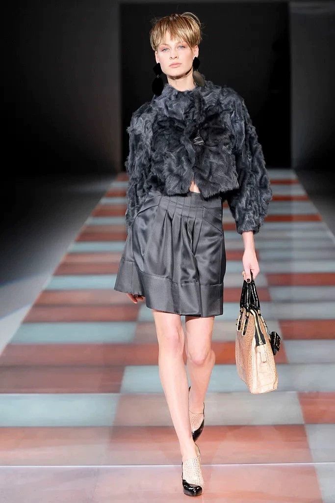 Emporio Armani Emporio Armani 10AW Show Twist Lamb Fur Jacket 2504-Nextarr Size XS / US 0-2 / IT 36-38 - 1 Thumbnail