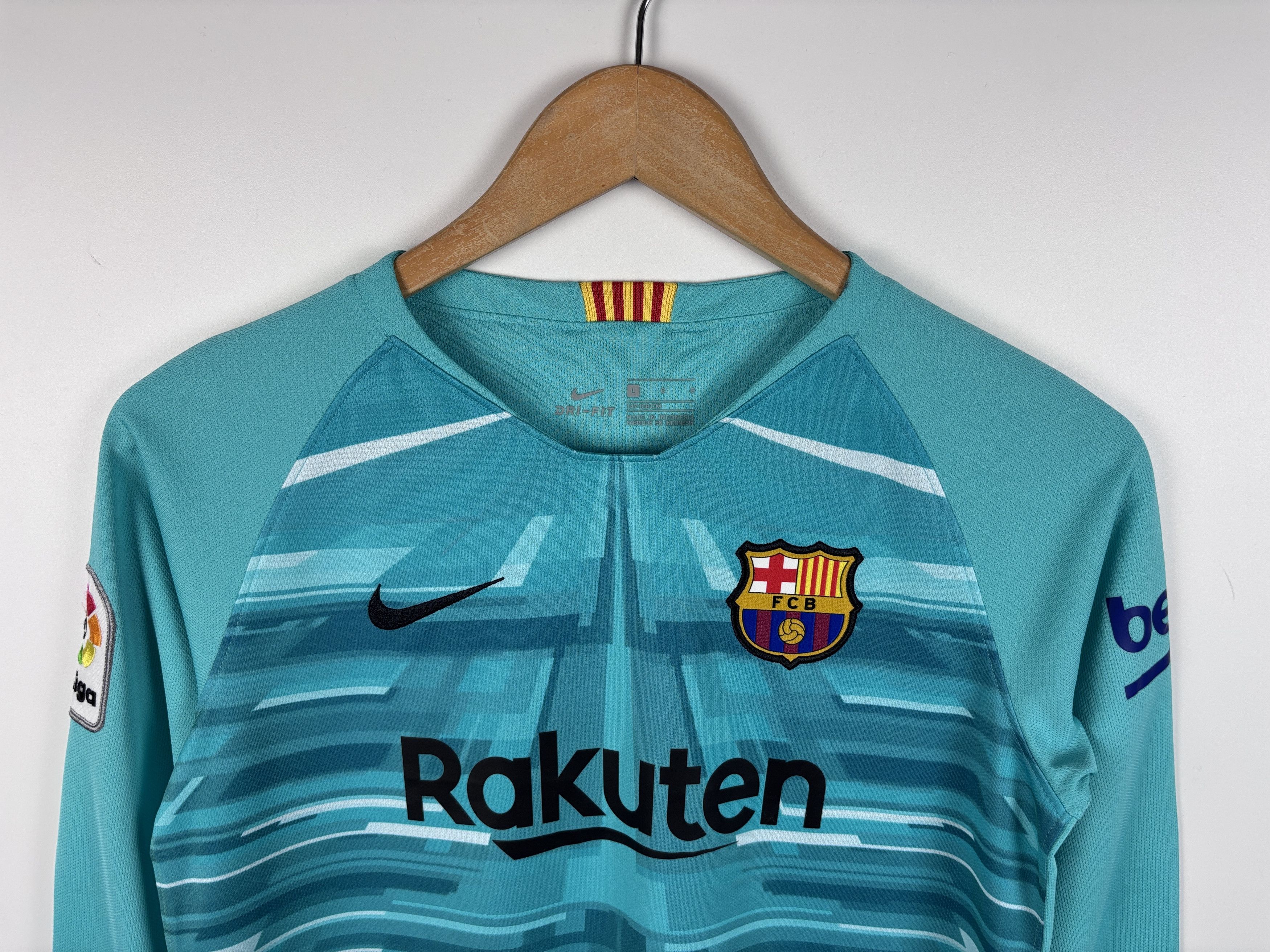 Nike Barcelona 2019 Goalkeeper #1 Ter Stegen Jersey Nike Kids L Size US L / EU 52-54 / 3 - 3 Thumbnail