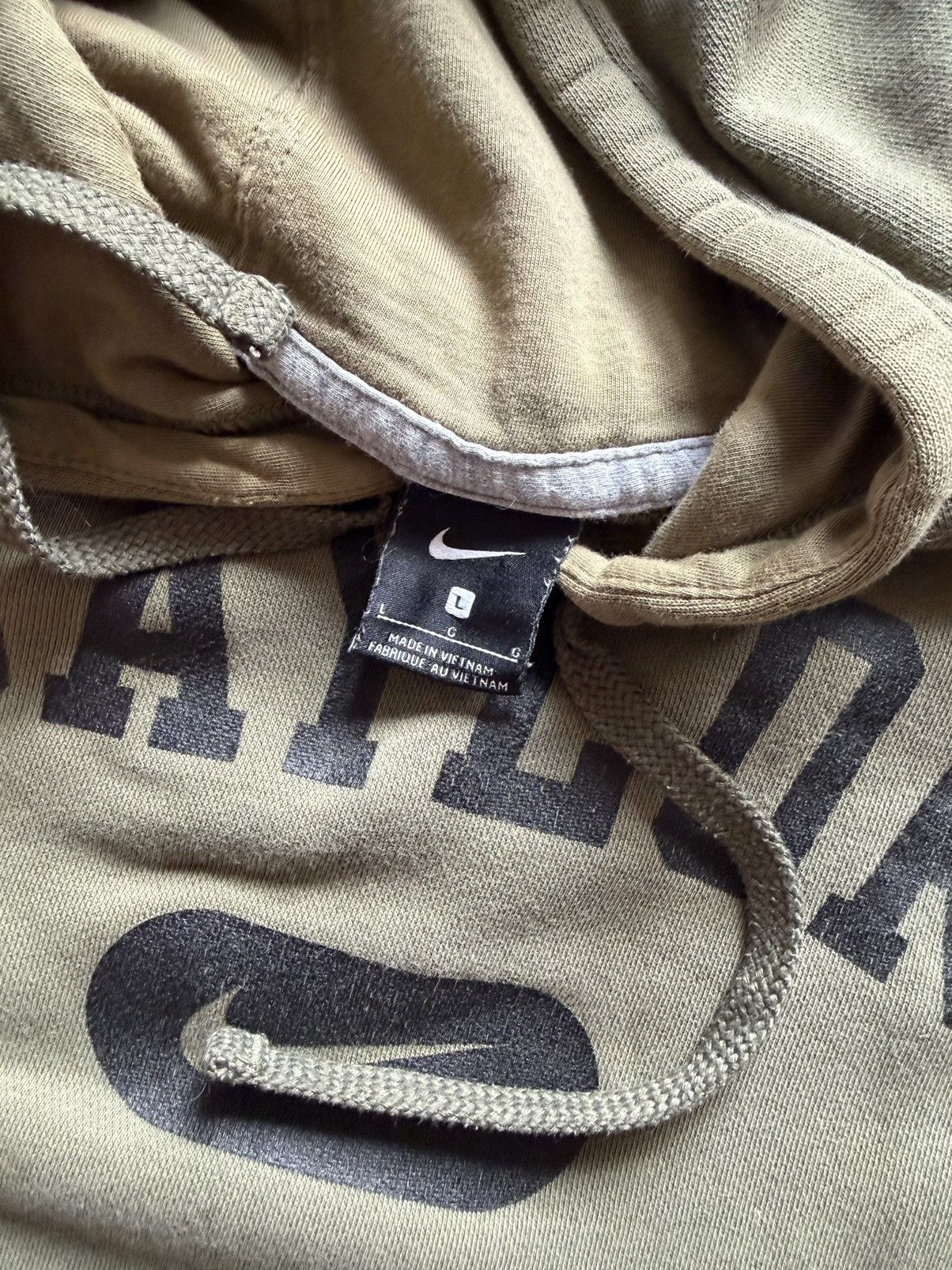 Nike Y2K Nike Baylor Center Swoosh Hoodie Sz L *Distressed Size US L / EU 52-54 / 3 - 9 Thumbnail