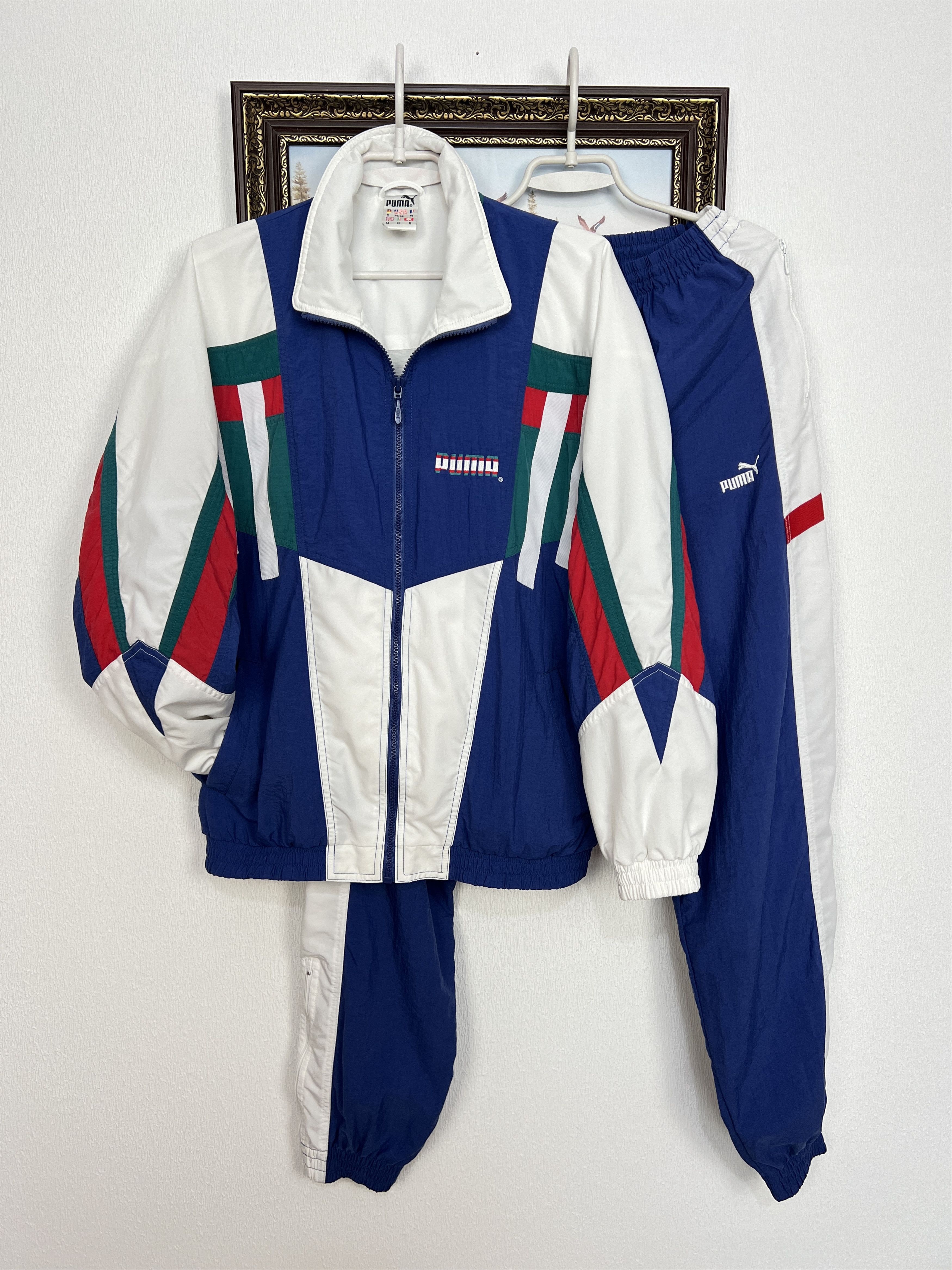 Puma × Streetwear × Vintage Vintage Puma Tracksuit Nylon Jacket 