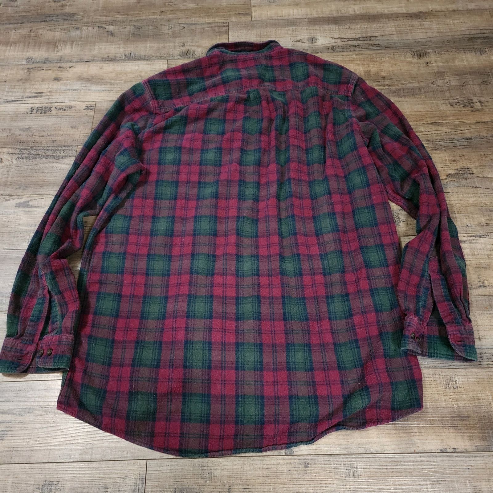 L.L. Bean L.L. Bean long sleeve flannel button up mens sz XL Tall 2418 Size US XL / EU 56 / 4 - 8 Thumbnail